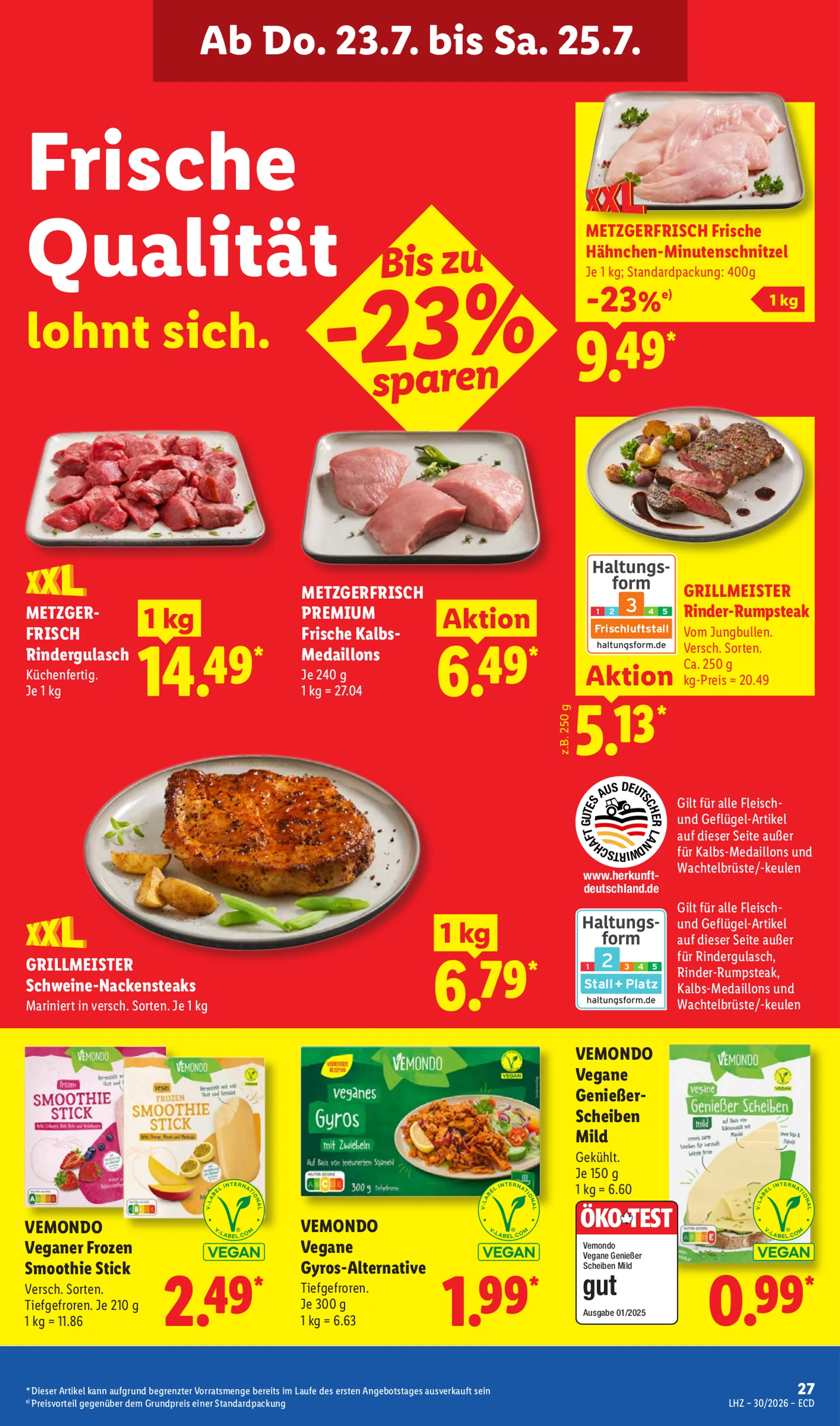 Lidl: Sparen beim Preisführer von 20. Juli bis 25. Juli 2026 - Prospekt seite 54