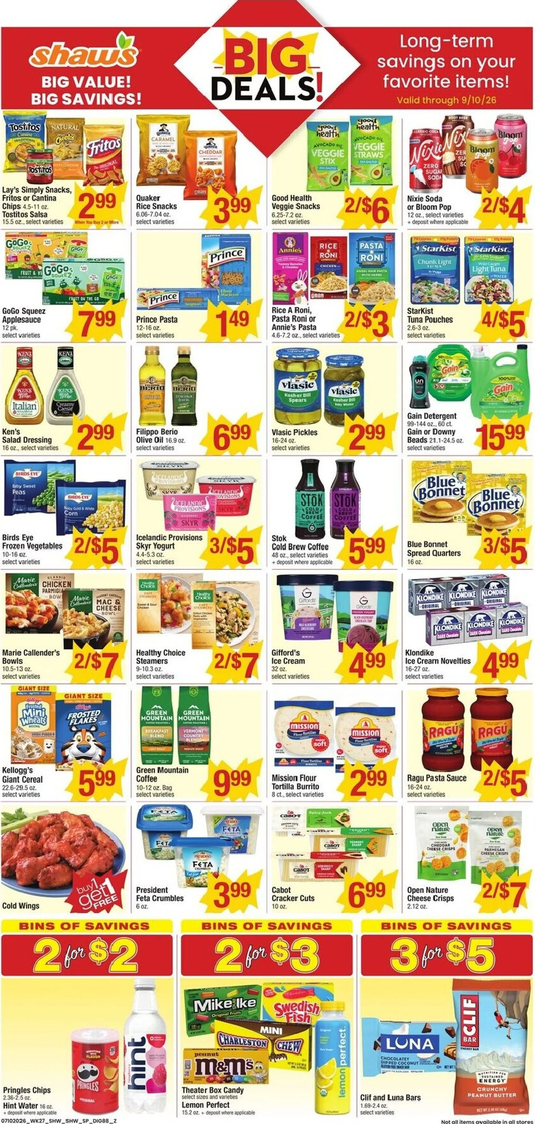 Weekly ad Current Shaw's leaflet valid from Friday 07/10/2026 to Thursday 07/16/2026 from July 10 to July 16 2026 - Page 8
