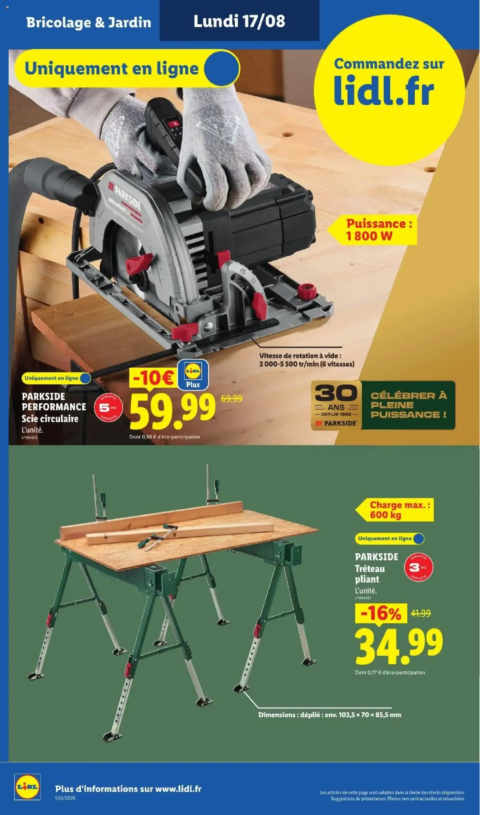 Catalogue LIDL du 13/08/2026 | Promo prospectus en ligne du 13 août au 19 août 2026 - Catalogue page 43