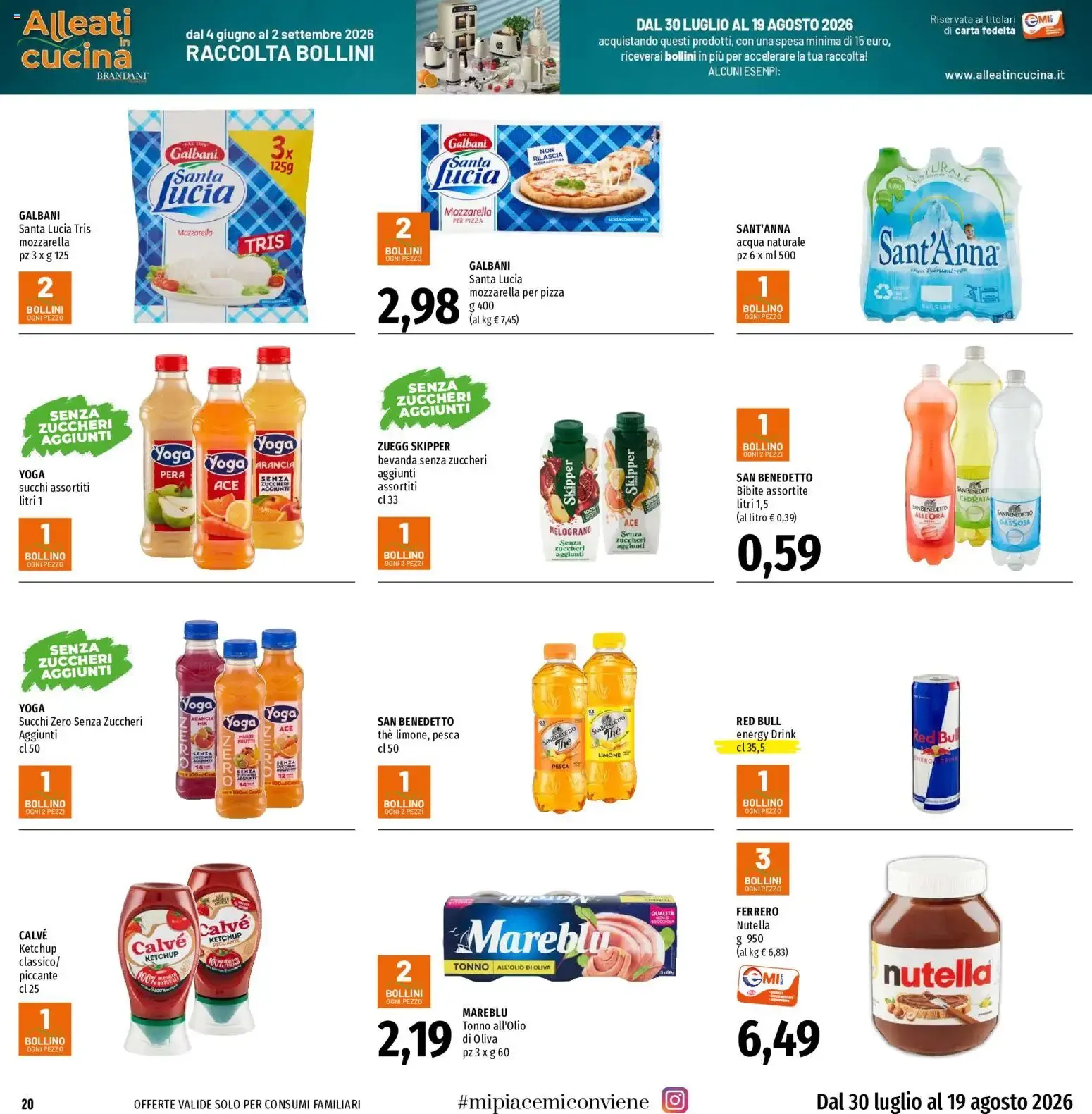 EMI volantino dal 30/07/2026 - online Offerte da 30 luglio a 19 agosto di 2026 - Pagina del volantino 20