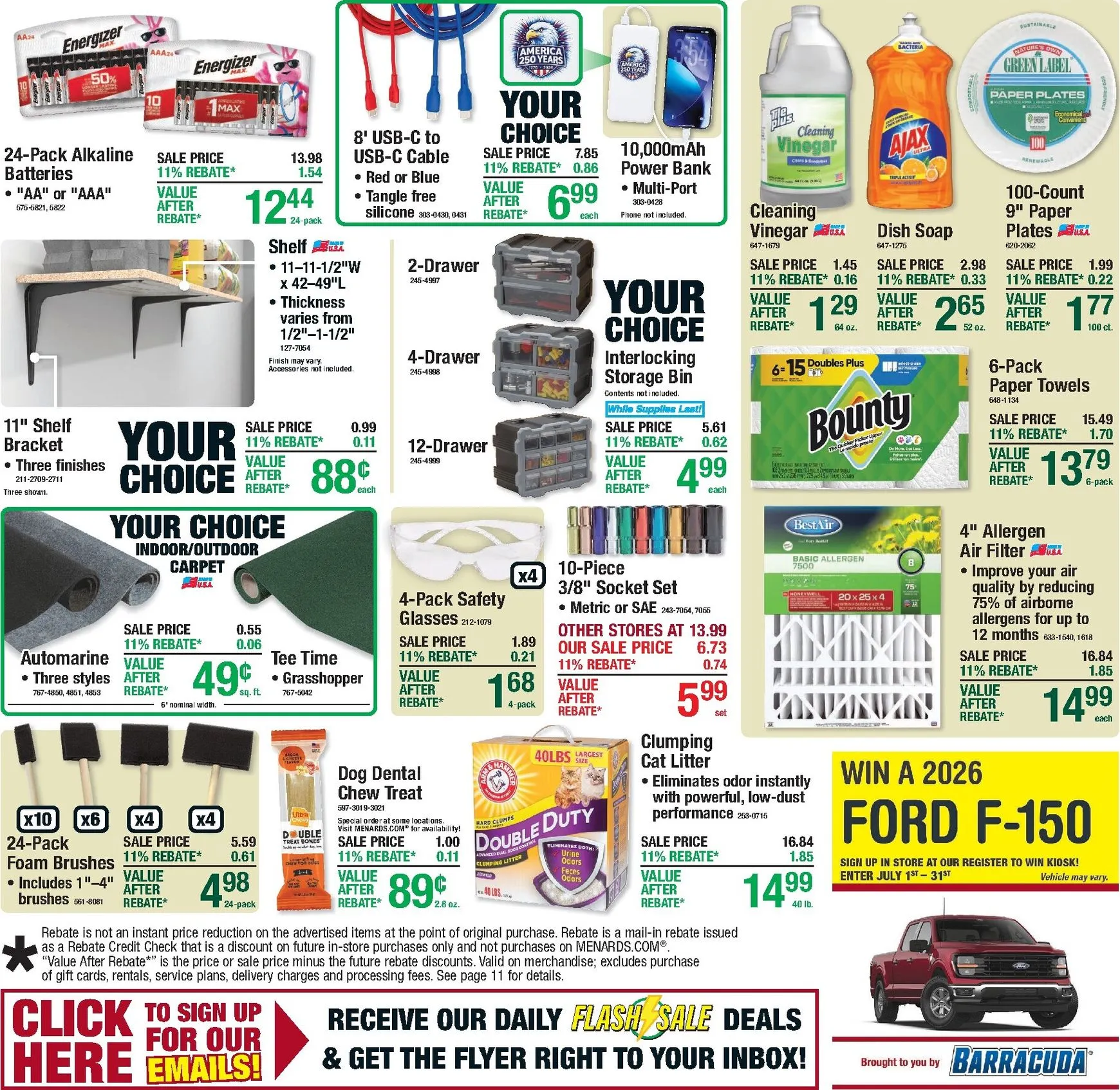 Weekly promotion 11% Rebate on Everything! spanning from July 2 to July 12 2026 - Page 21 for Catalogue 365