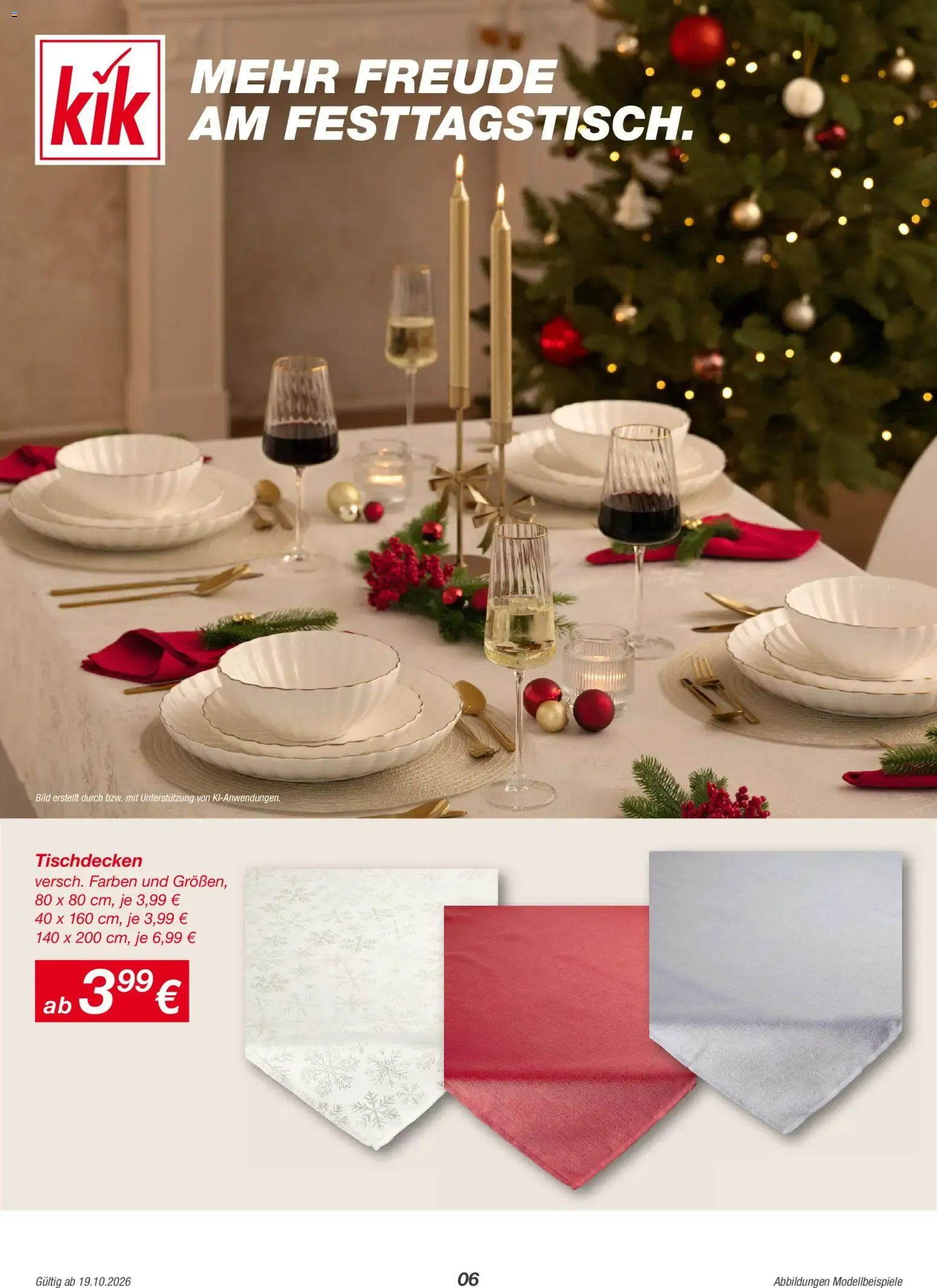 Mehr Weihnachts-Zauber für dein Zuhause von 19. Oktober bis 2. November 2026 - Prospekt seite 6
