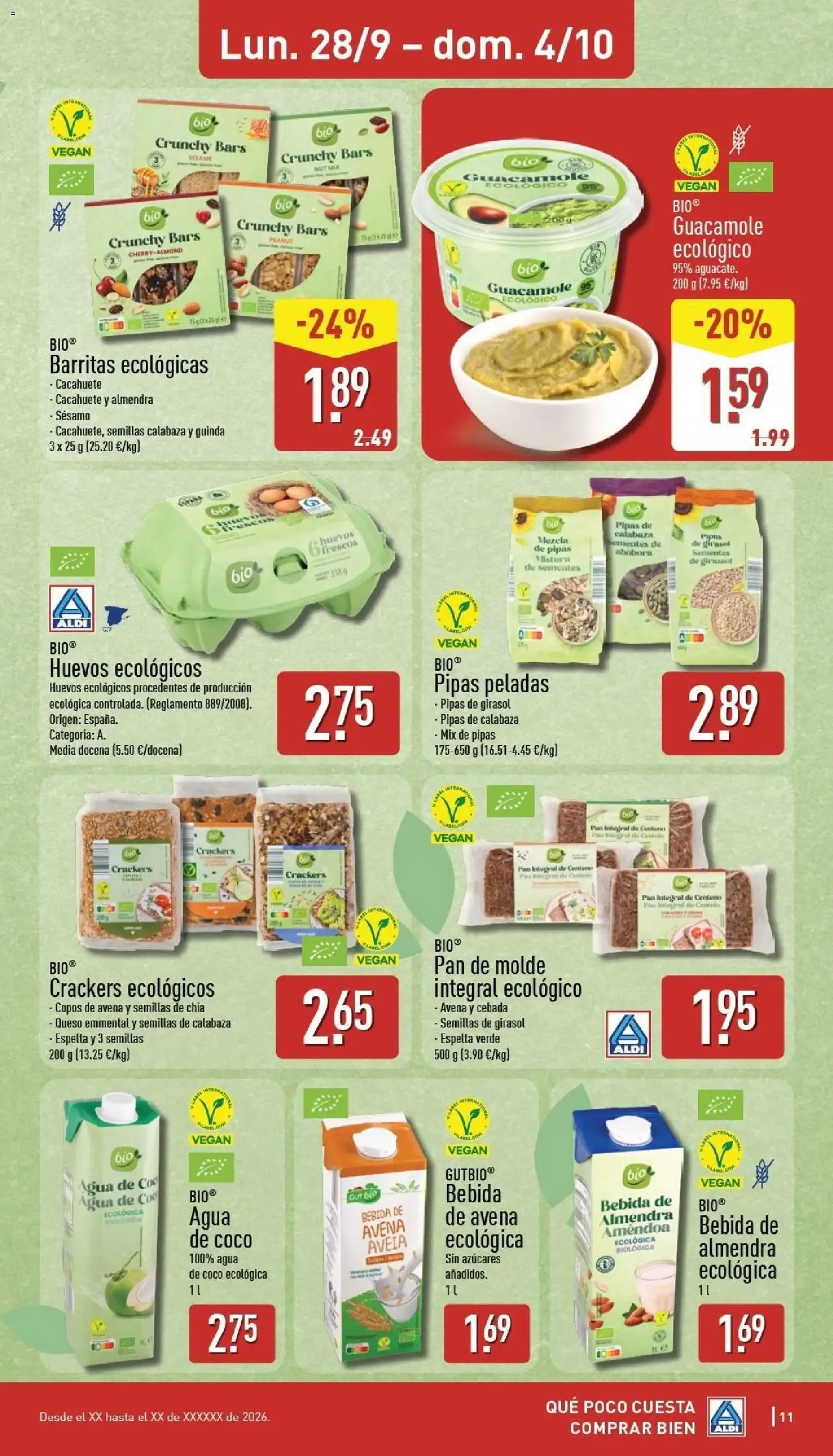Catálogo de Aldi folleto Península del 28/09/2026 | Catálogo 28 de septiembre al 4 de octubre 2026 - Página 11