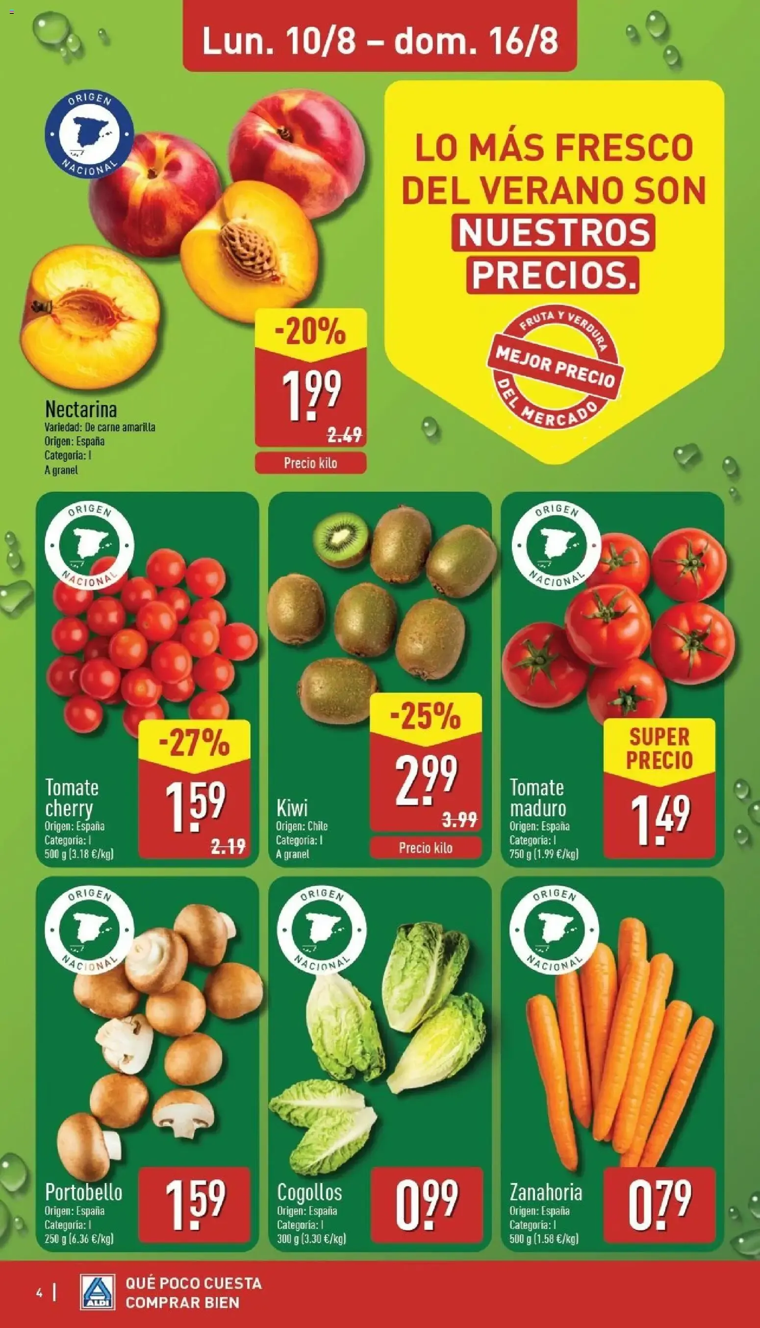 Catálogo de Aldi: Frescura a Precios para Tirarse a la Piscina 10 de agosto al 16 de agosto 2026 - Página 4