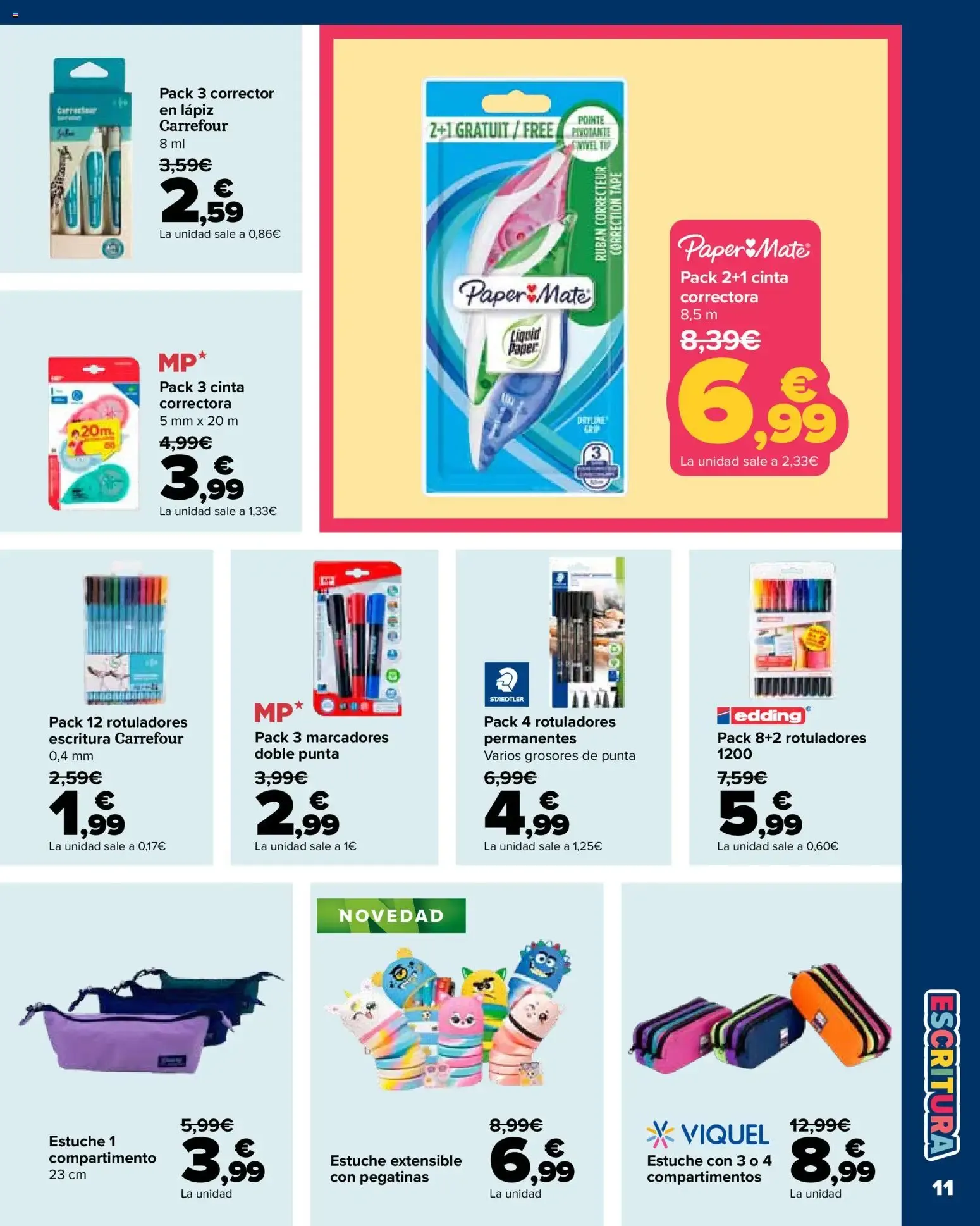 Catálogo de Carrefour Vuelta al cole del 18/08/2026 | Catálogo 18 de agosto al 18 de septiembre 2026 - Página 11
