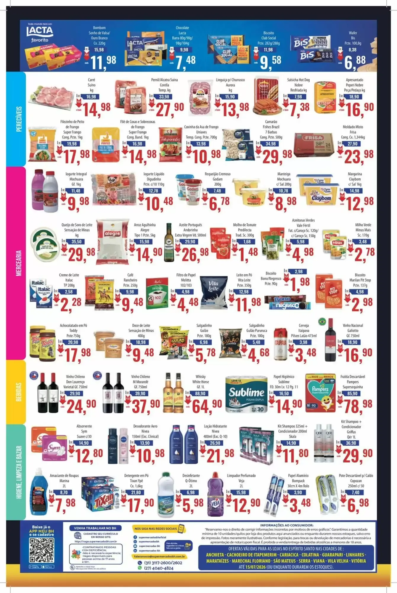 Encarte de Folheto Supermercados BH 1 de julho até 15 de julho 2026 - Pagina 2
