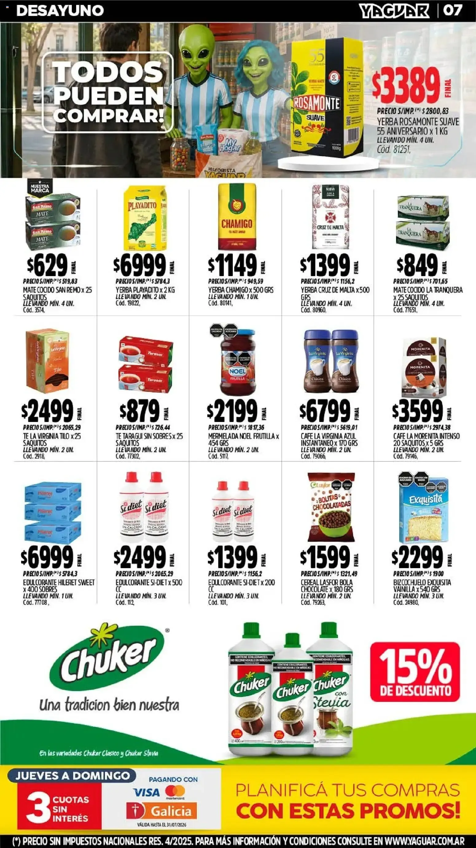 Ofertas de Yaguar - Oferta Semanal Misiones del 06/07/2026 - 12/07/2026 6 de julio al 12 de julio 2026 - Página 9 del catálogo