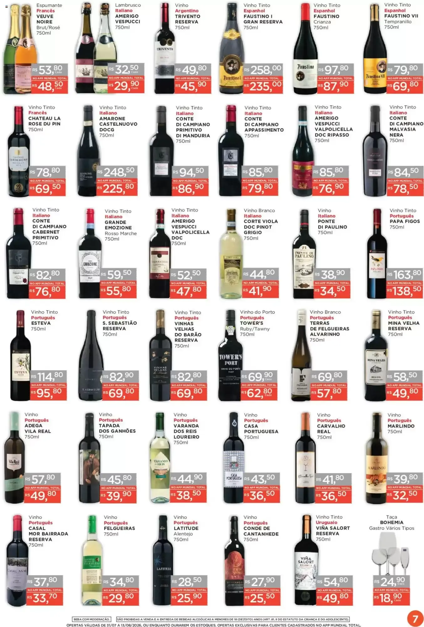 Encarte de Encarte Supermercados Mundial 31 de julho até 13 de agosto 2026 - Pagina 7