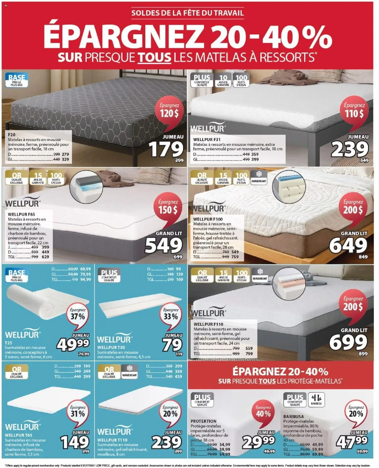 JYSK - Soldes de la Fête du Travail: Épargnez 20-60% from August 27 to September 9 2026 - flyer page 14