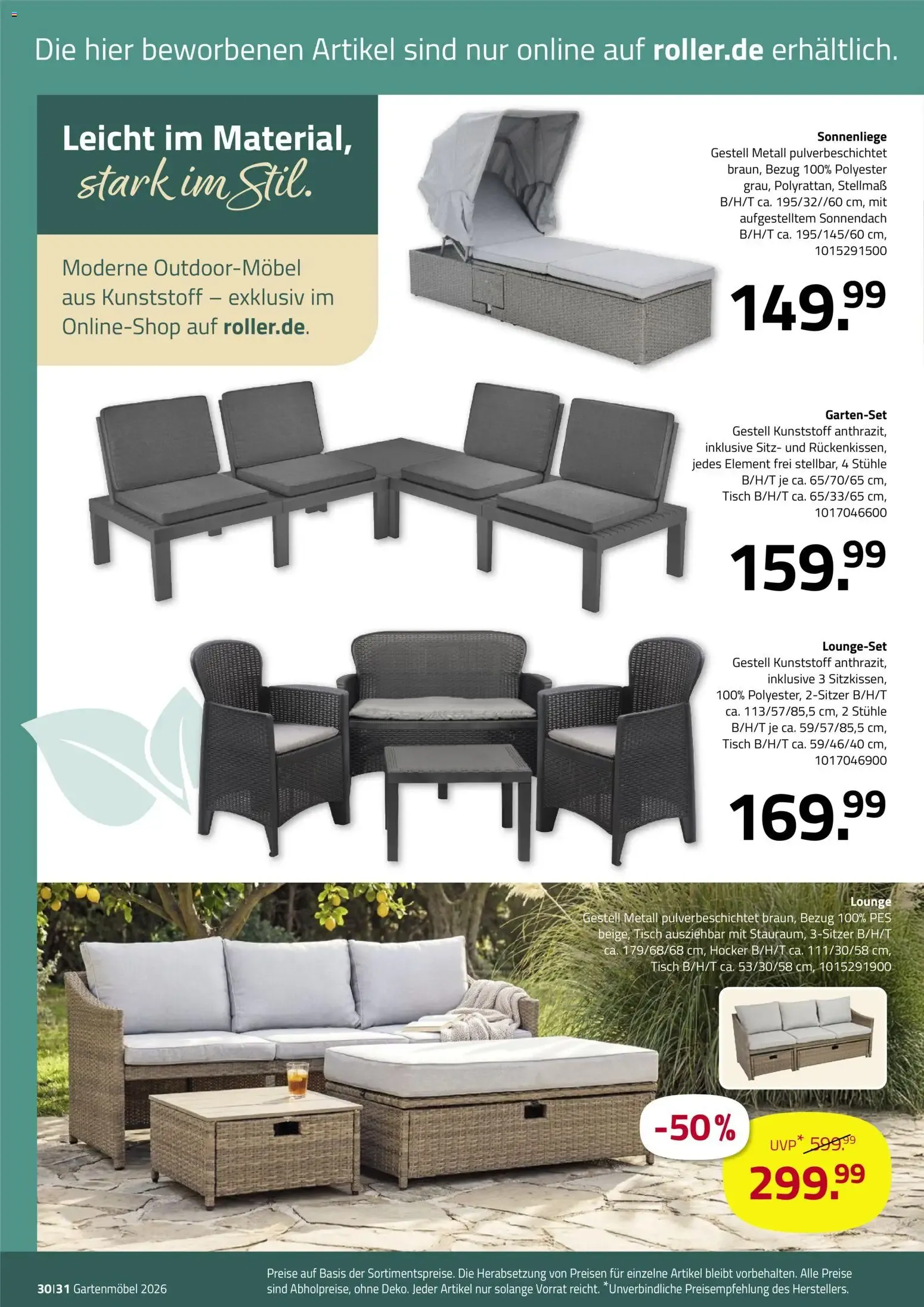 Roller Gartenliebe: Neue Looks für deinen Sommer von 23. Februar bis 26. September 2026 - Prospekt seite 28