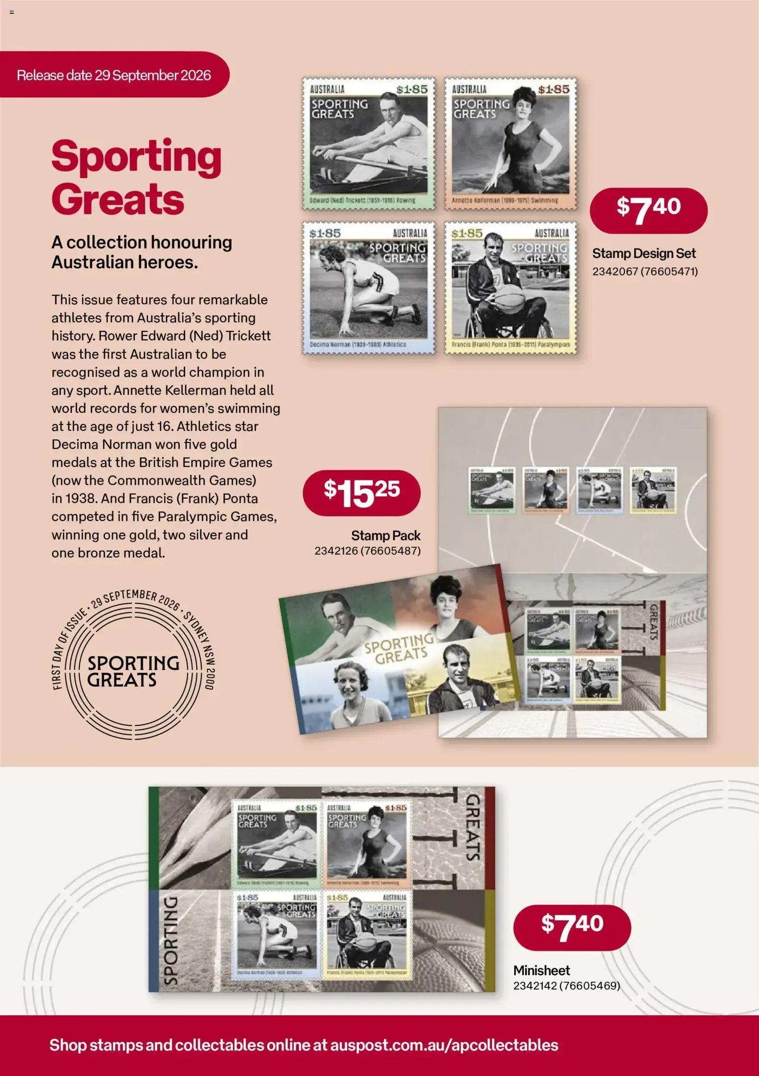 Stamp Bulletin - Catalogue valid from 1 September to 20 October 2026 - page 8