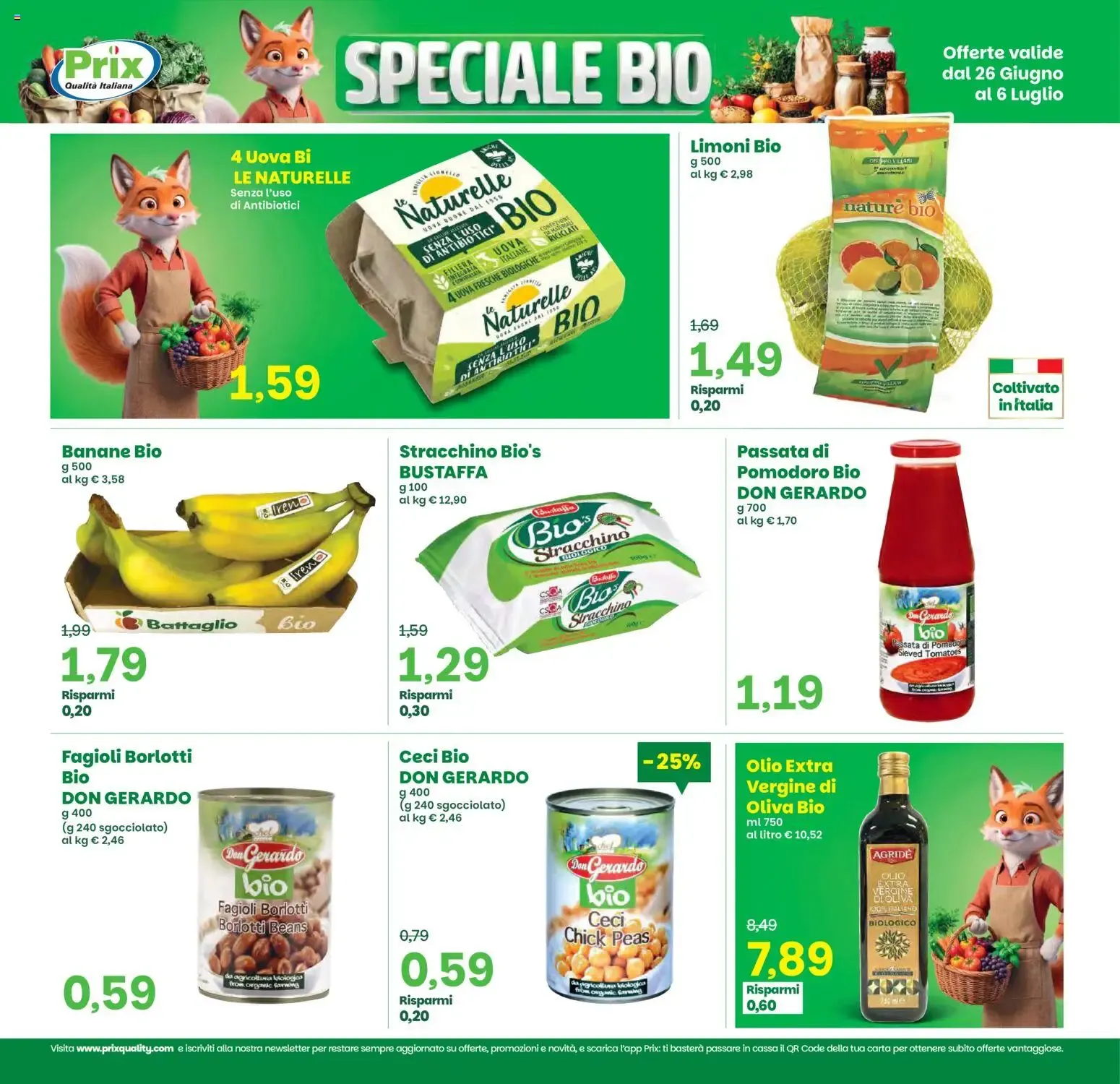 Prix: Volantino Offerte 'AL COSTO' da 26 giugno a 6 luglio di 2026 - Pagina del volantino 13