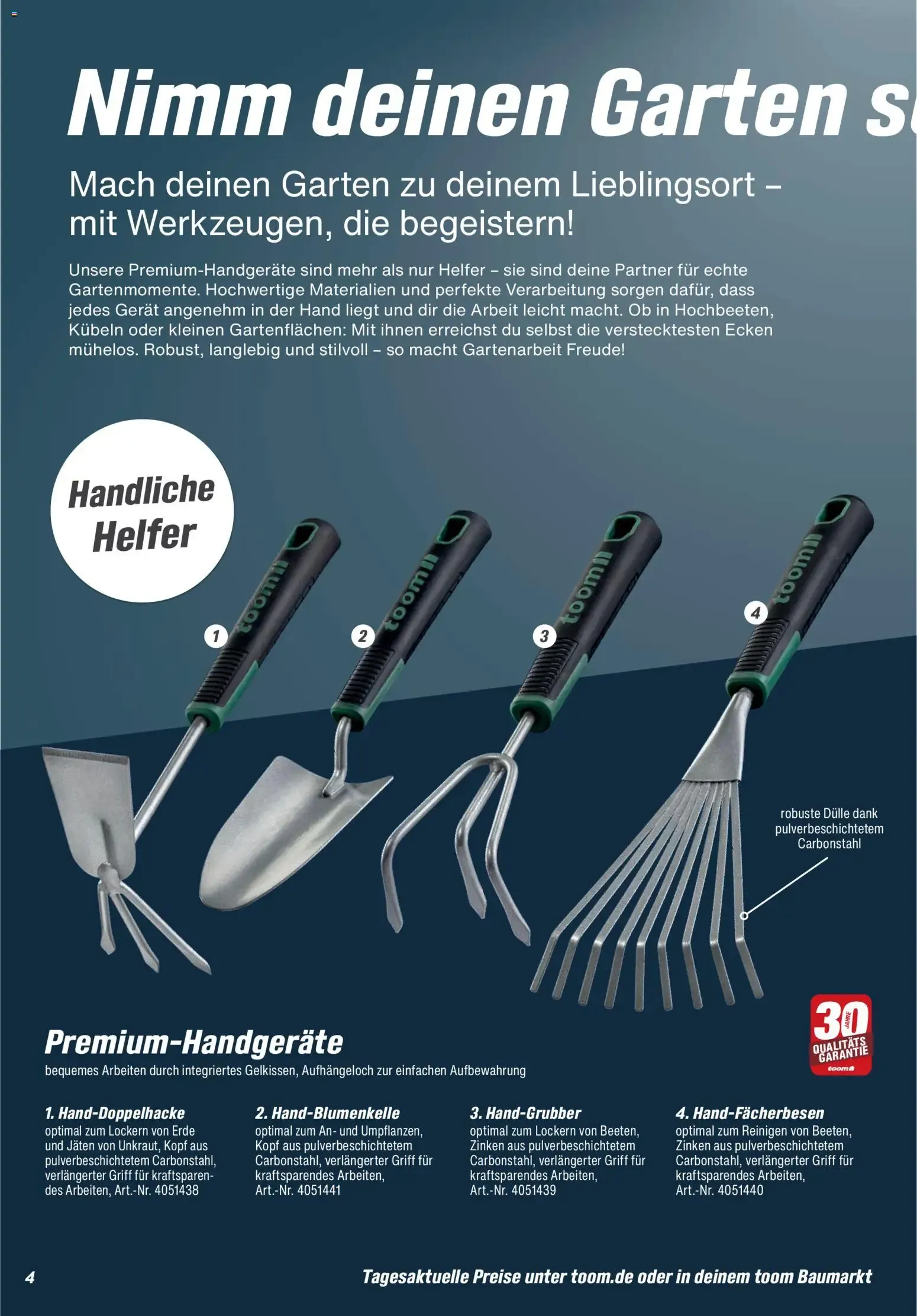 Toom Baumarkt Gartenpflege & Teich 2026 (ab 20.02.2026) zum Blättern von 20. Februar bis 30. Juni 2026 - Prospekt seite 4