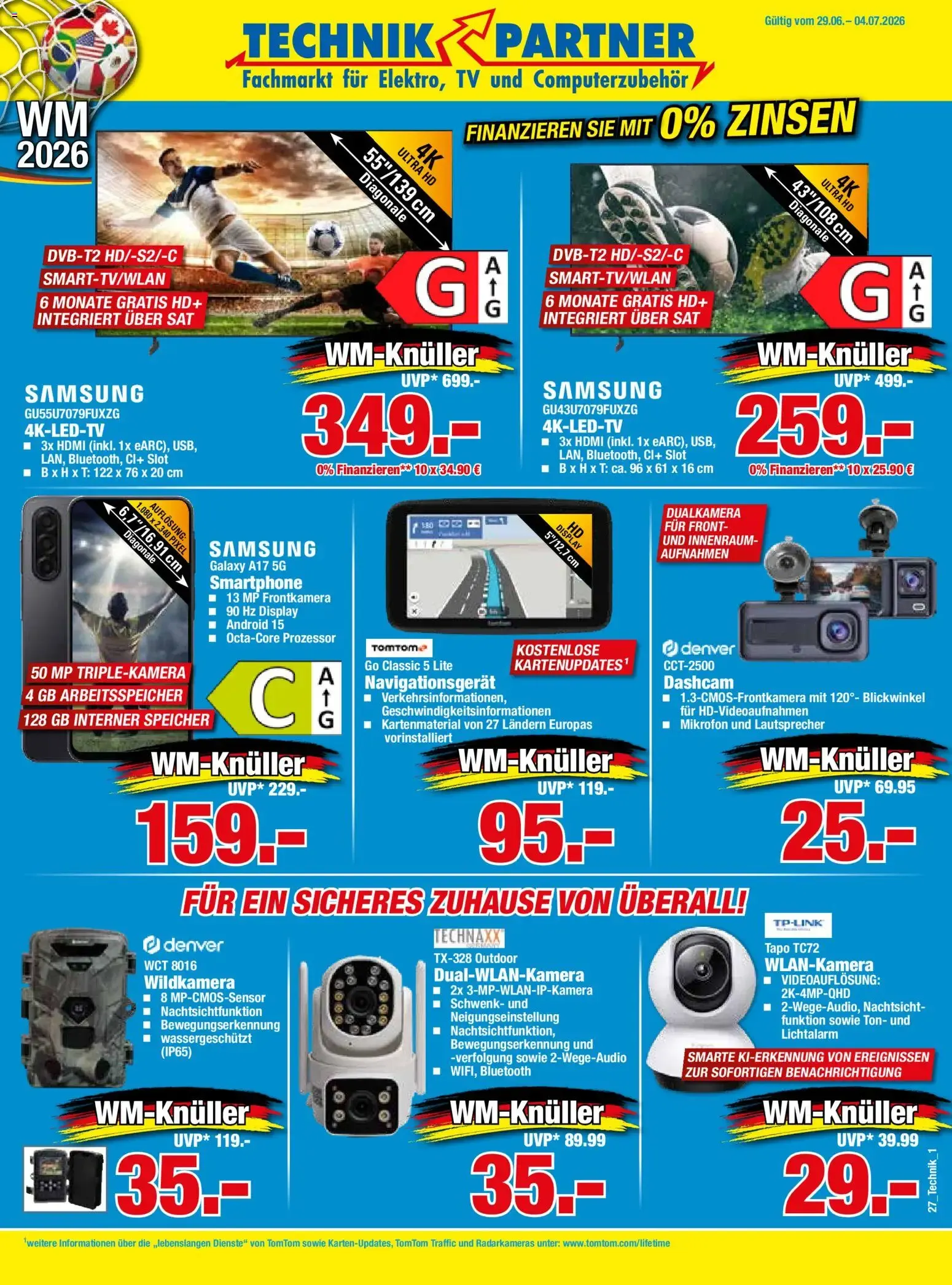 TECHNIK PARTNER von 29. Juni bis 4. Juli 2026 - Prospekt seite 1