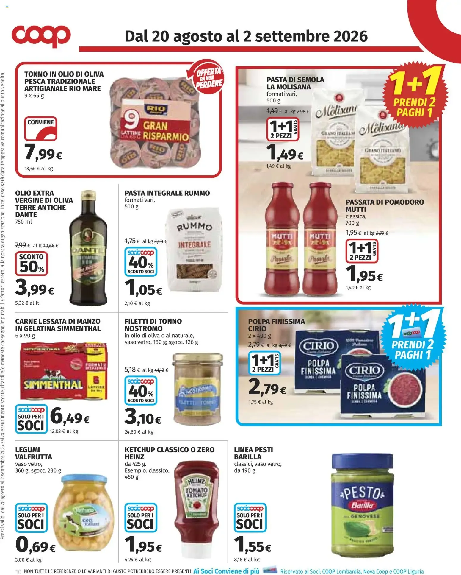 Volantino COOP Anteprima dal 20/08/2026 > NUOVO Promozioni da 20 agosto a 2 settembre di 2026 - Pagina del volantino 10