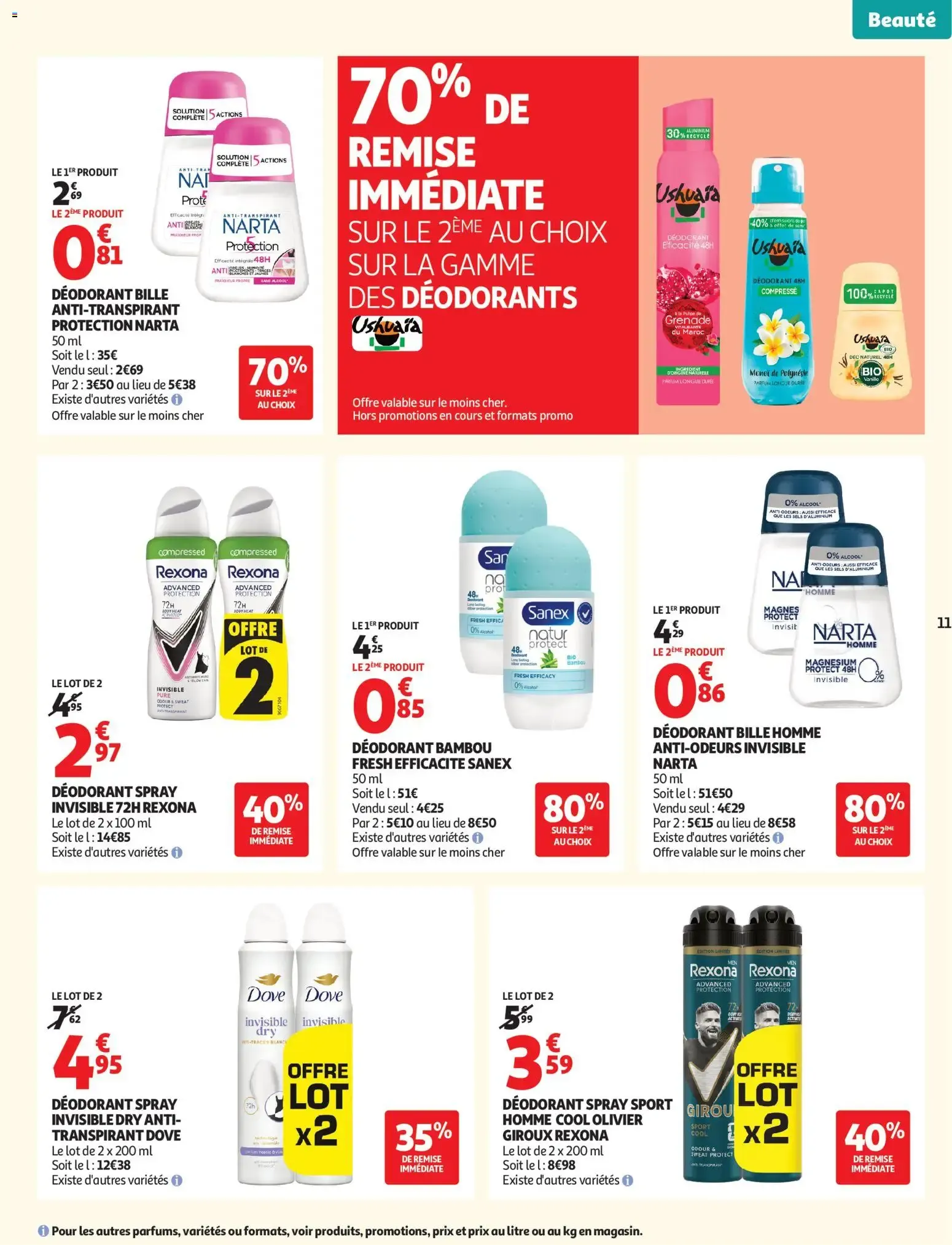 Auchan Beauté, Halles hypers à partir du 16/06/2026 - promo en ligne du 16 juin au 28 juin 2026 - Catalogue page 11