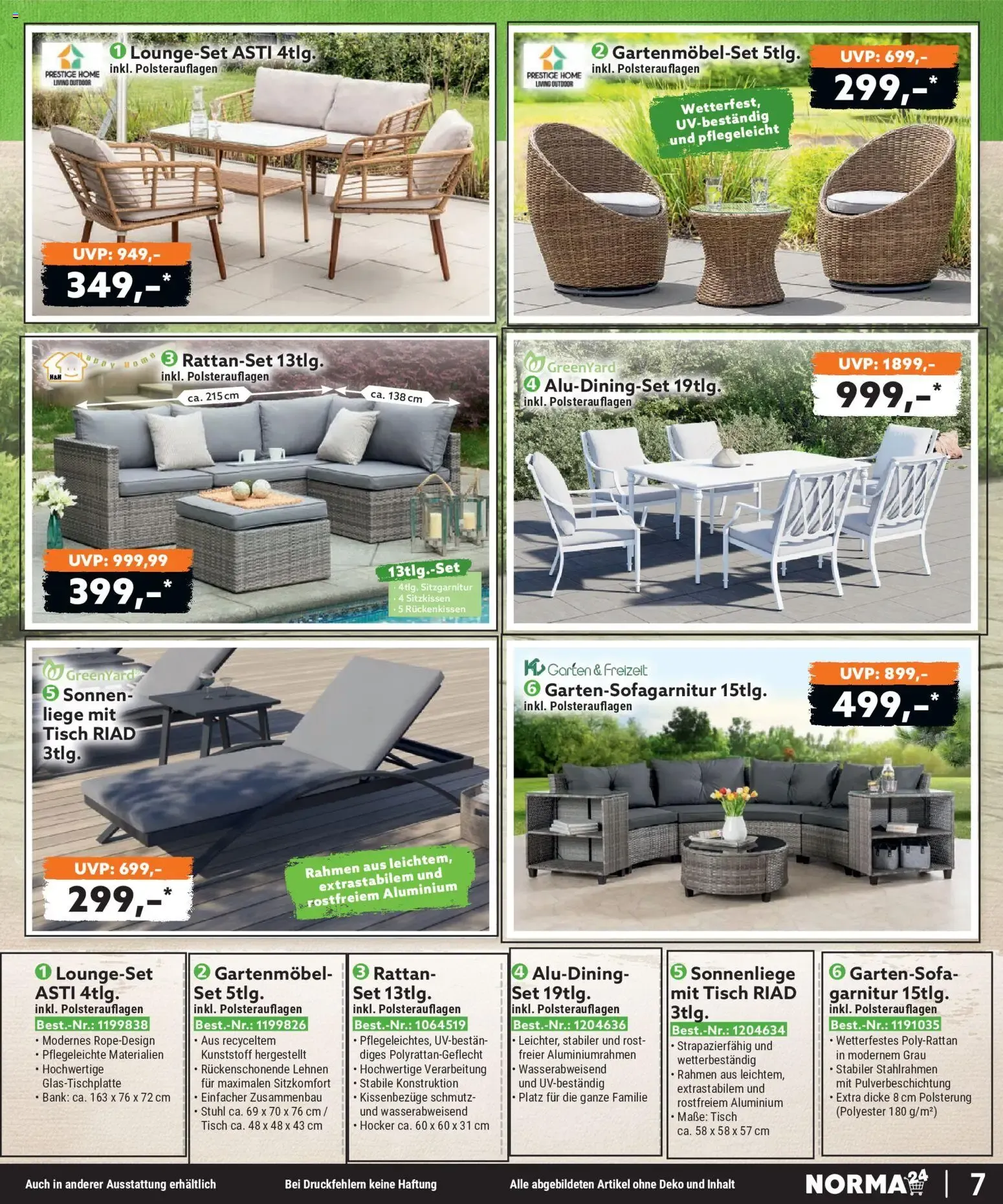 Norma Bestellmagazin Juli 2026 (ab 01.07.2026) zum blättern » Angebote von 1. Juli bis 31. Juli 2026 - Prospekt seite 7