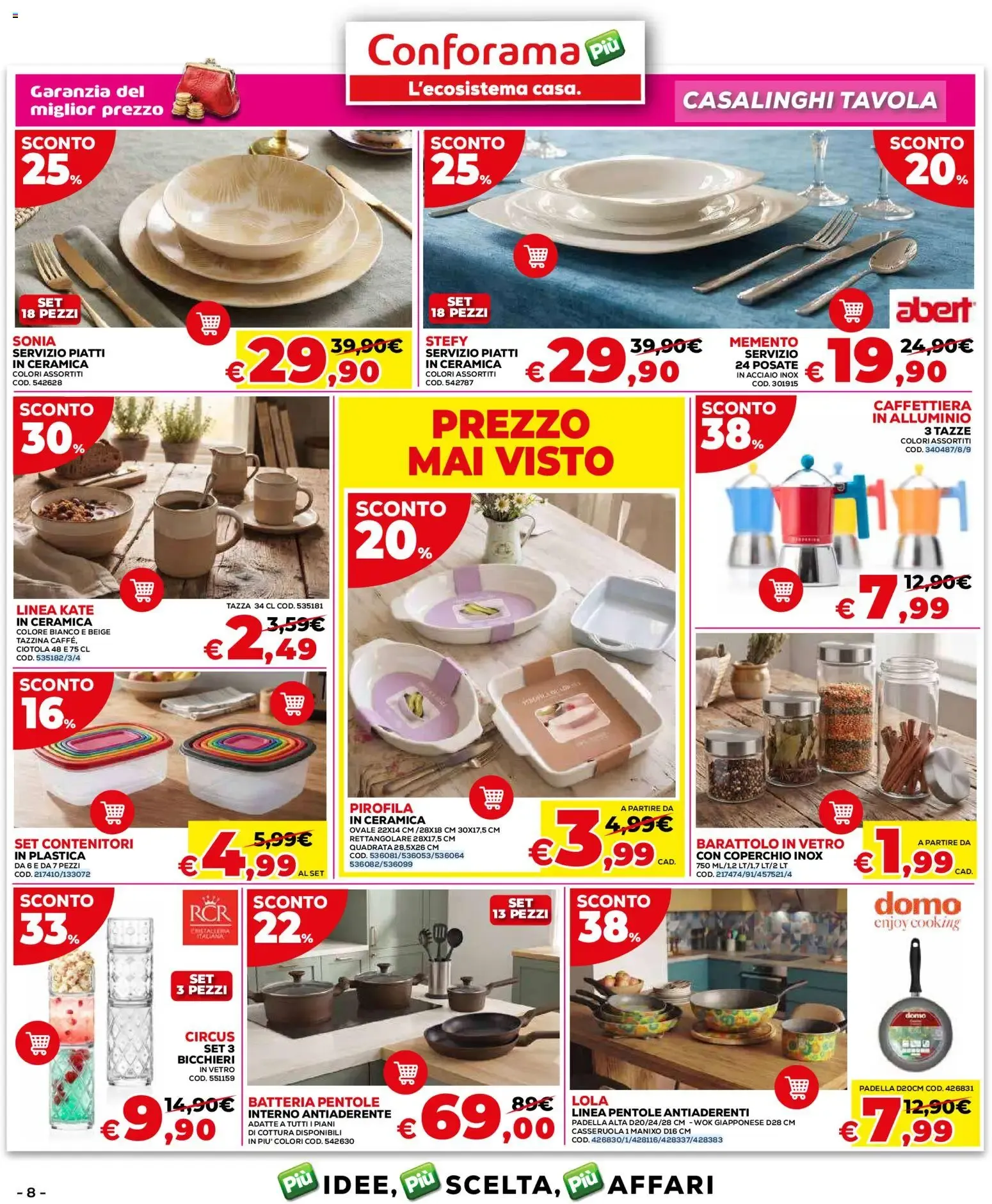 Nuovo Conforama volantino dal 24/08/2026 > offerte anteprima 🛍️ da 24 agosto a 20 settembre di 2026 - Pagina del volantino 8