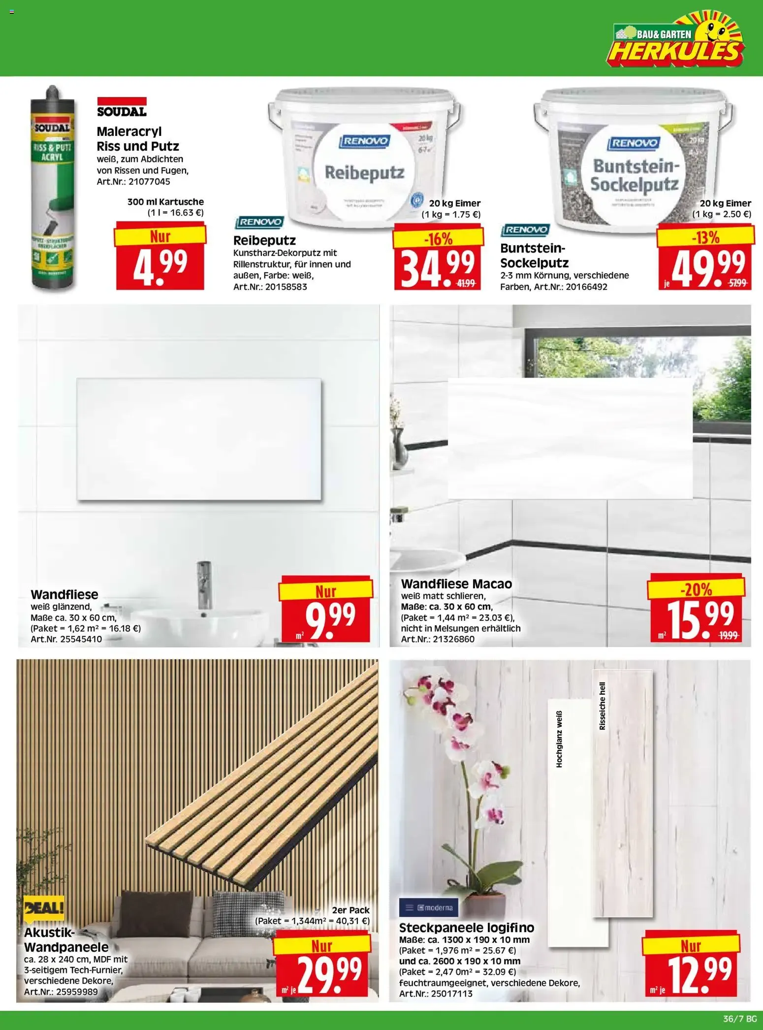 HERKULES Bau & Garten (ab 31.08.2026) zum Blättern von 31. August bis 5. September 2026 - Prospekt seite 7