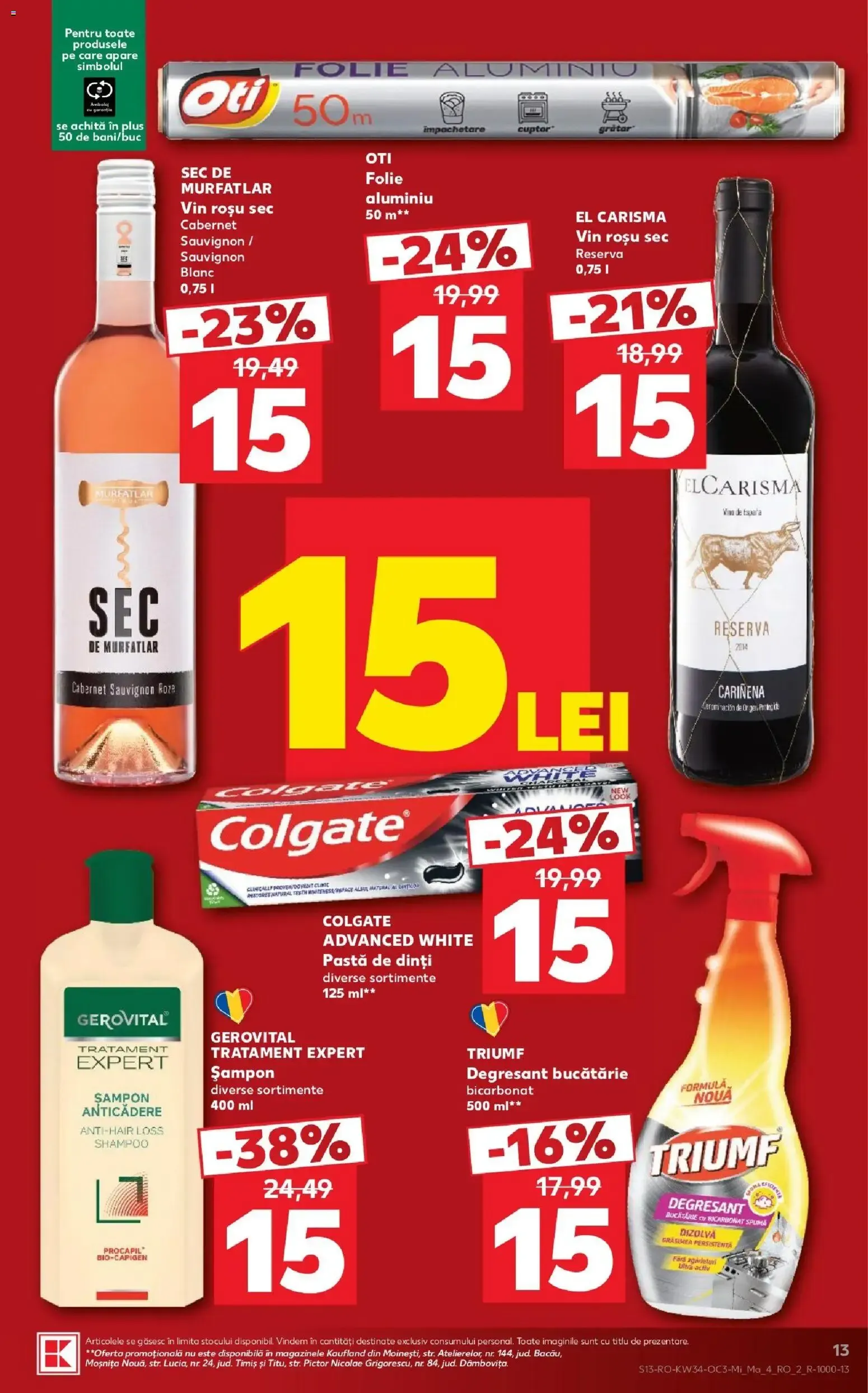 Catalog Kaufland Oferte Bune pentru Toți Vecinii de la 19 august până la 25 august 2026 - Revista Pagina 13