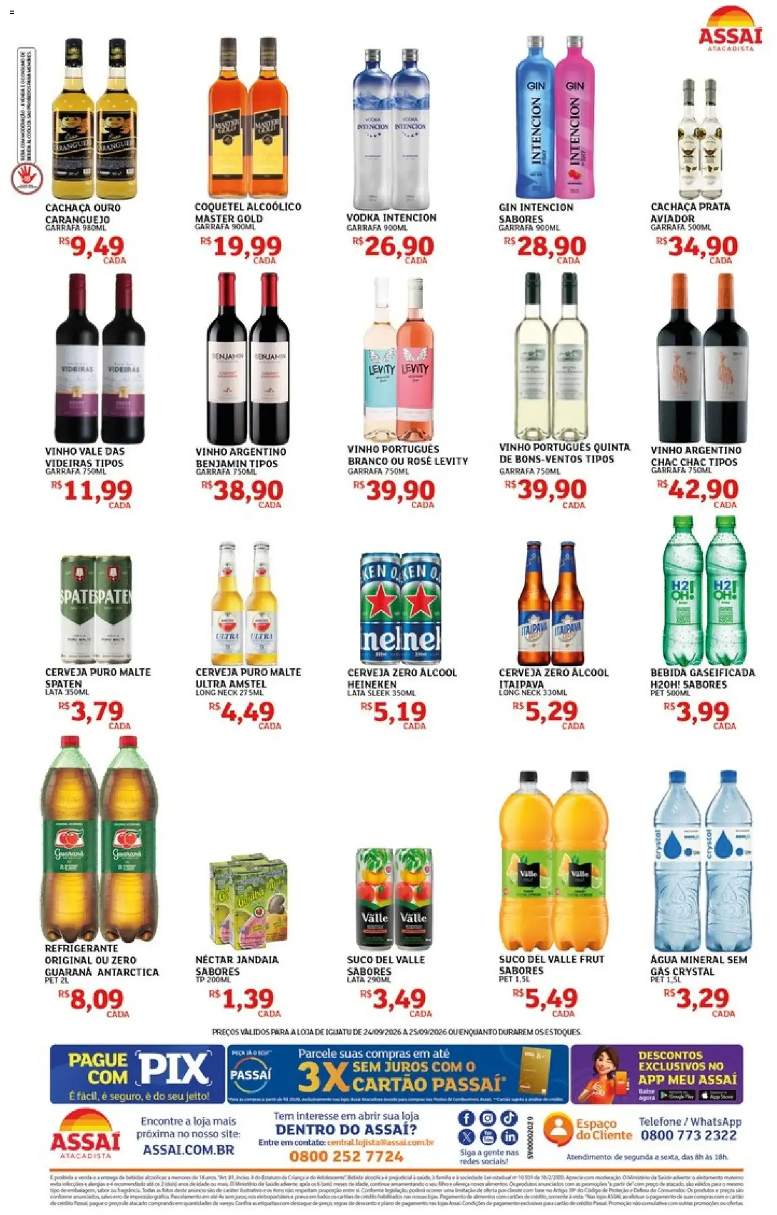 Encarte de Assaí Atacadista ofertas - CE de 24/09/2026 | Promoções Online 24 de setembro até 25 de setembro 2026 - Pagina 2