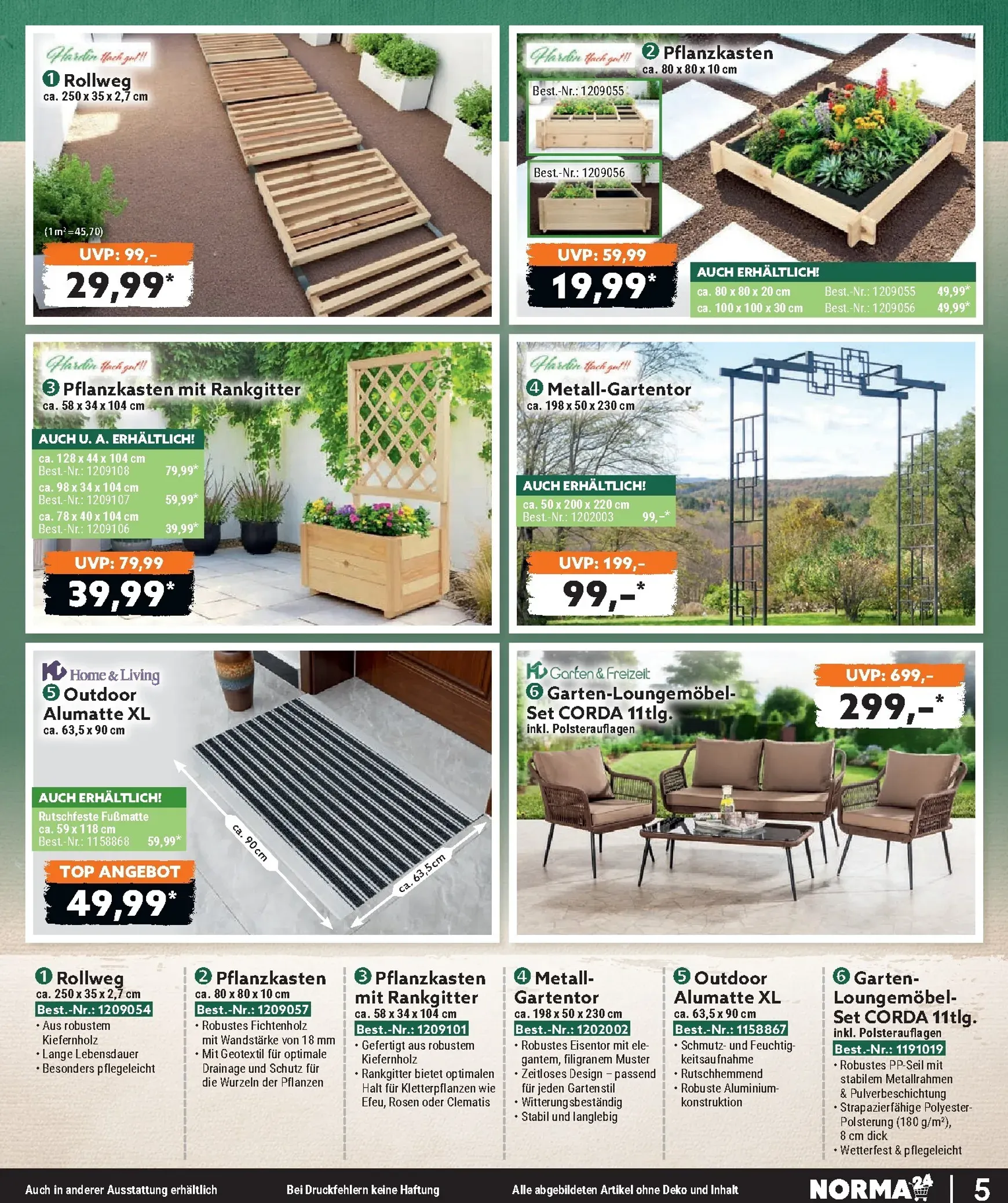Norma - Bestellmagazin Prospekt – von Mittwoch 01.07.2026 bis Freitag 31.07.2026 von 1. Juli bis 31. Juli 2026 - Prospekt seite 5