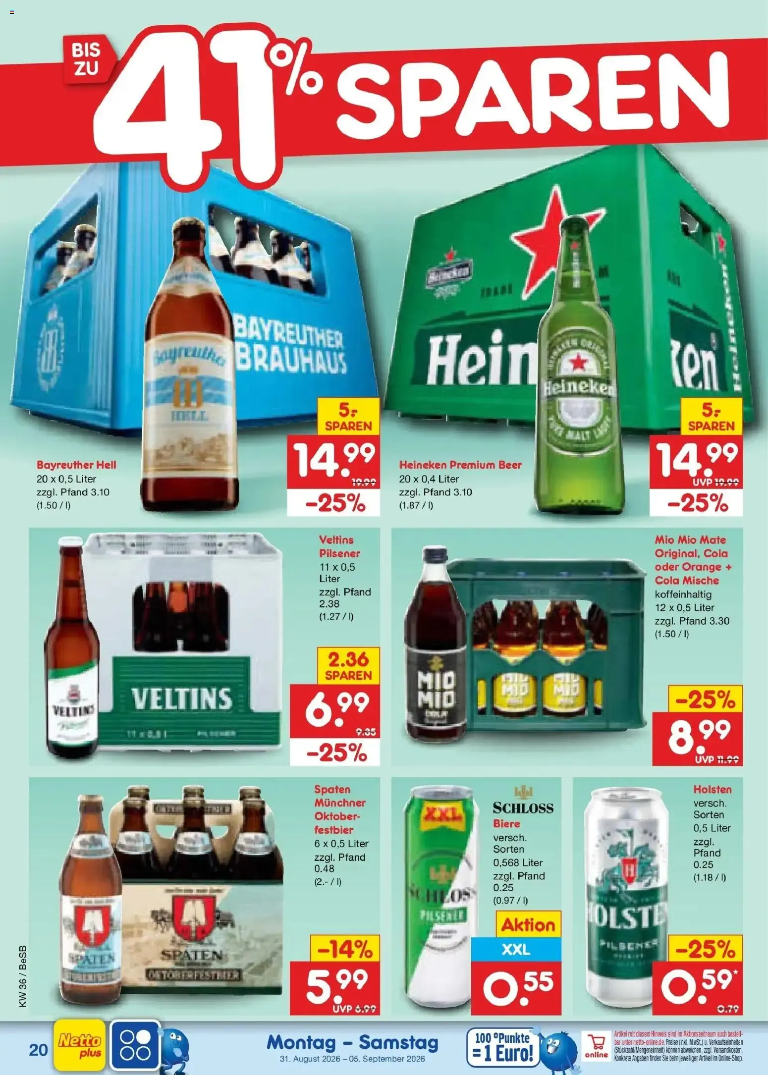 Netto Marken-Discount Prospekt Kremmen (ab 31.08.2026) » Angebote von 31. August bis 5. September 2026 - Prospekt seite 26