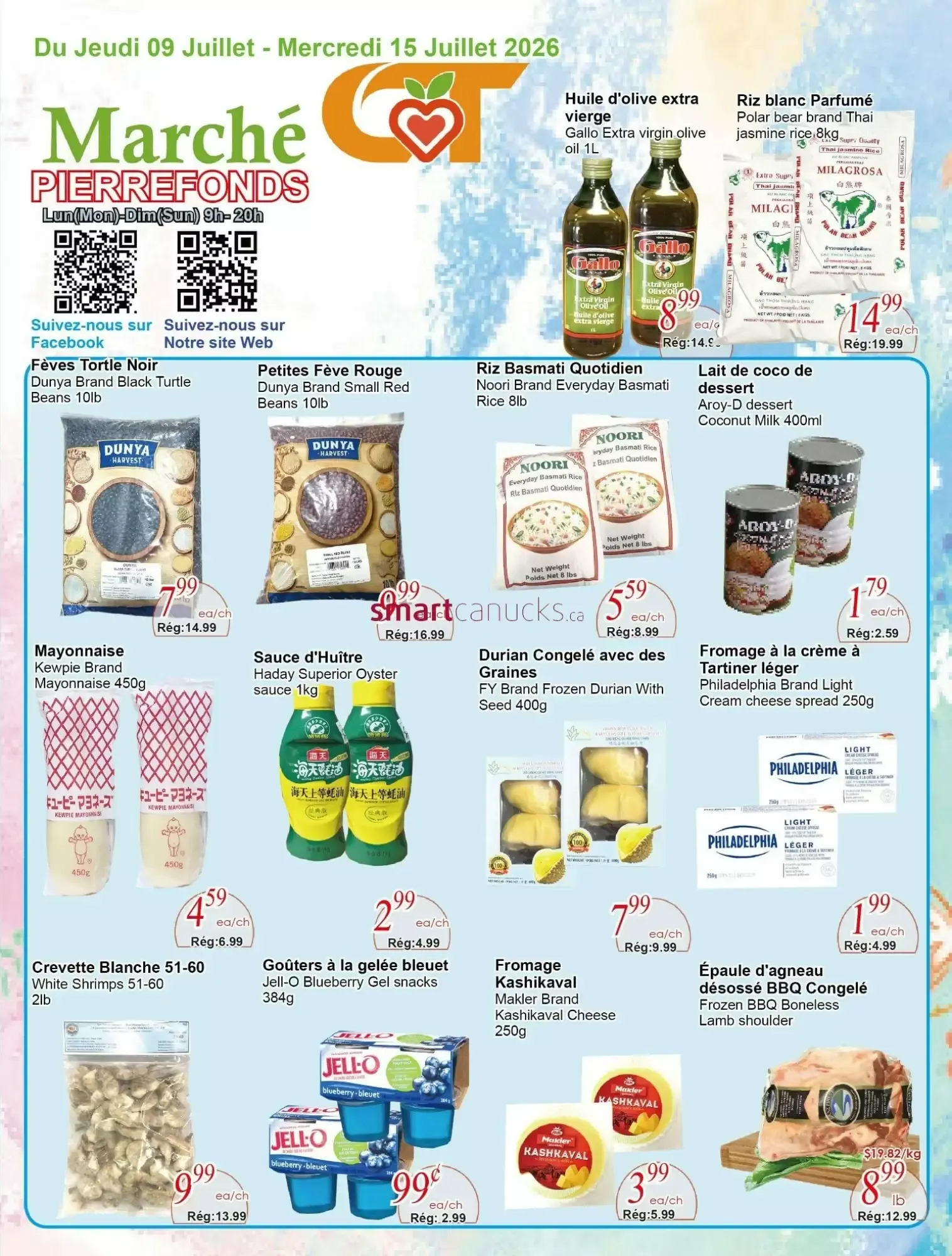 Marché Pierrefonds from July 9 to July 15 2026 - flyer page 1