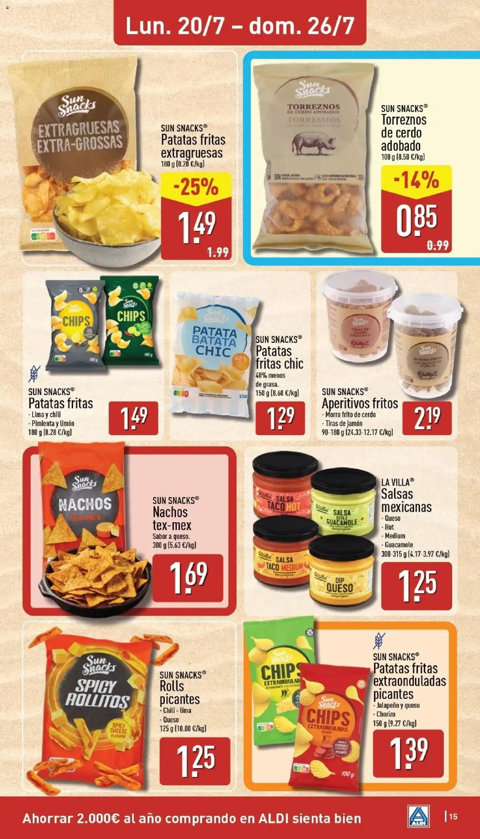 Catálogo de Aldi: Frescura a precios para la piscina 20 de julio al 26 de julio 2026 - Página 15