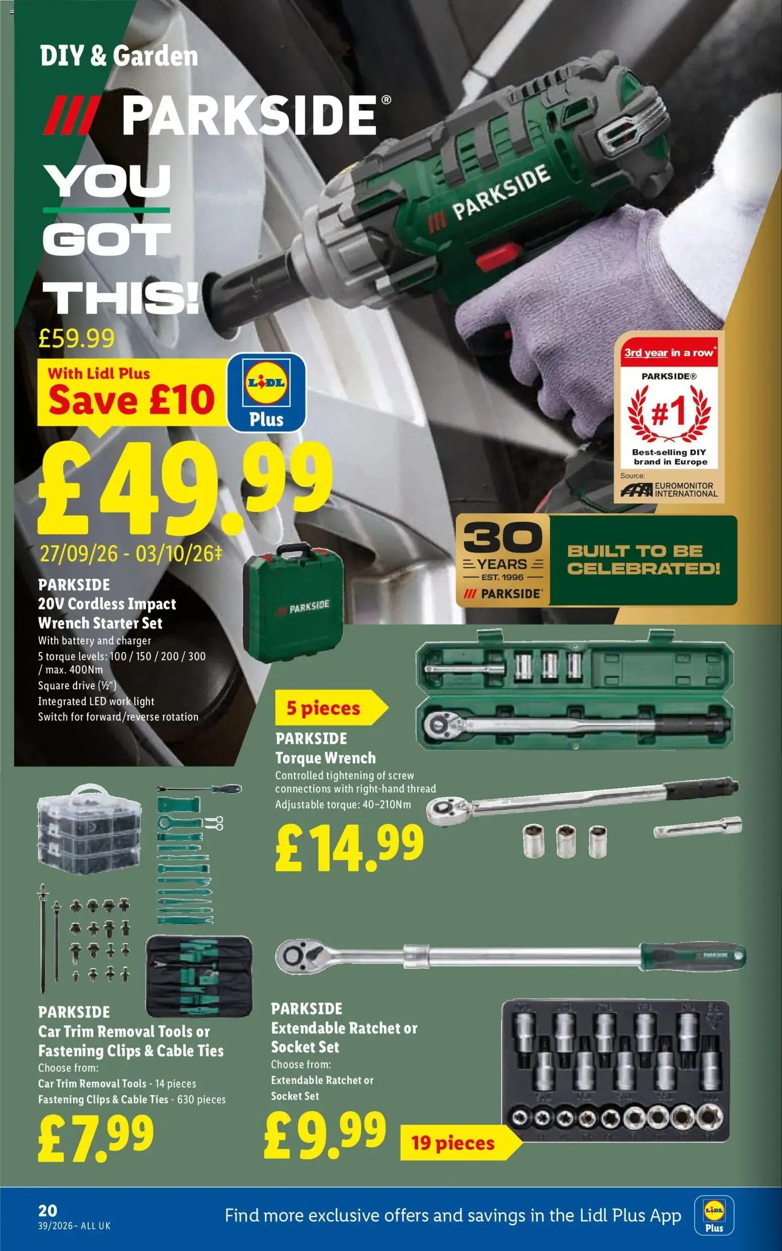 Weekly offers Lidl Wales (24/09/2026 - 30/09/2026) - Offers Online from 24 September to 30 September 2026 - Catalogue Page 22