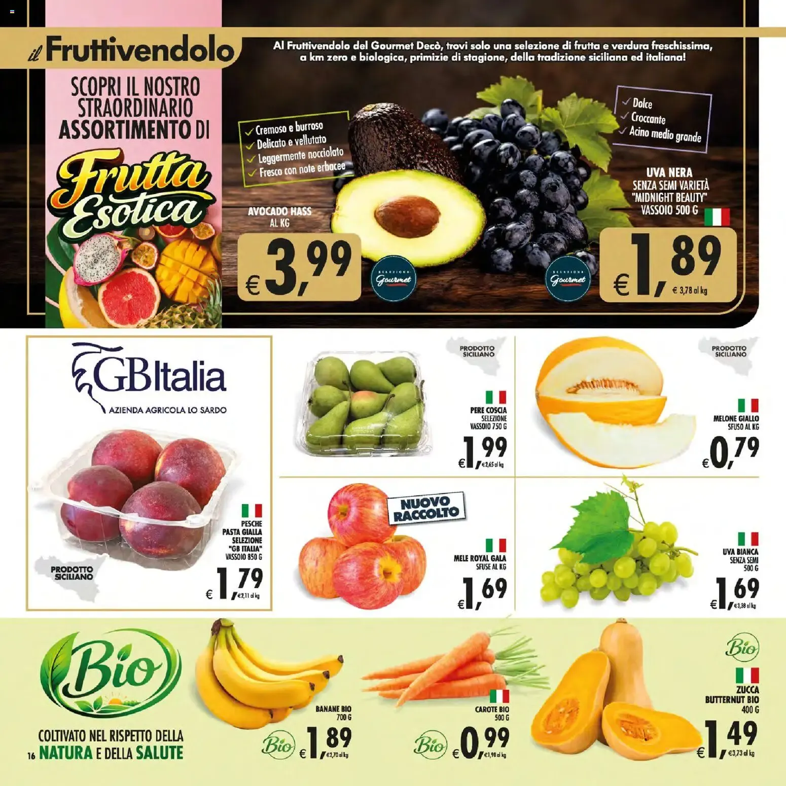 Nuovo Decò volantino Gourmet Sicilia dal 01/09/2026 > offerte anteprima 🛍️ da 1 settembre a 10 settembre di 2026 - Pagina del volantino 16