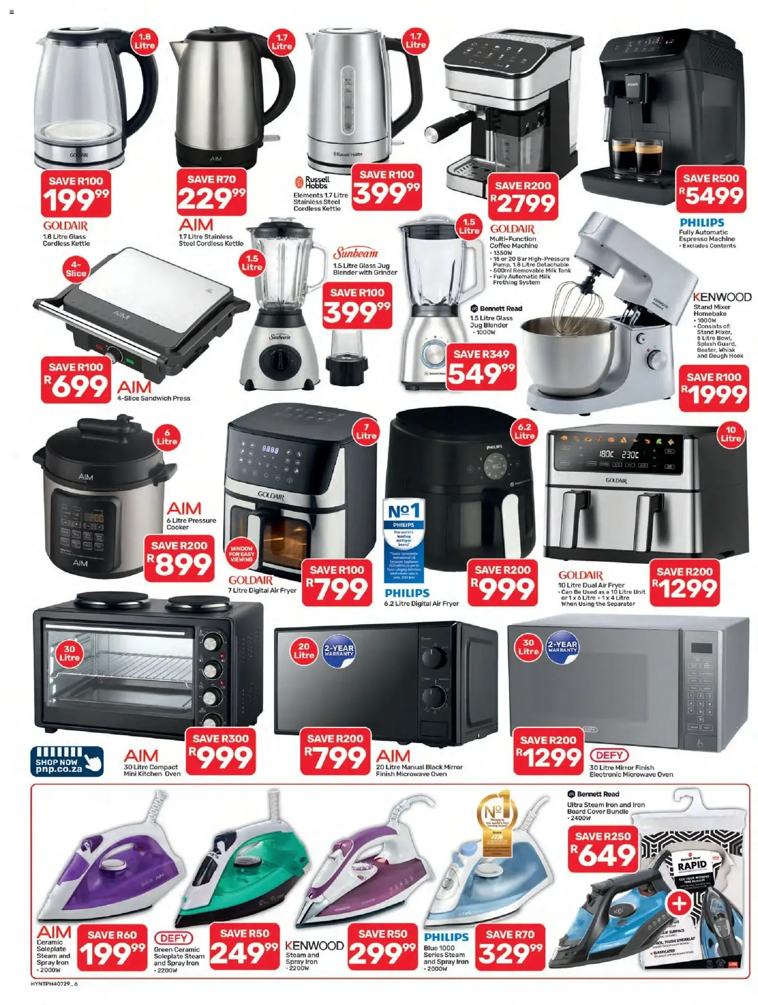 Pick n Pay - Hypermarket Kitchen & Home Specials (22/06/2026 - 06/07/2026) Online from 22 June to 6 July 2026 - Catalogue Page 6