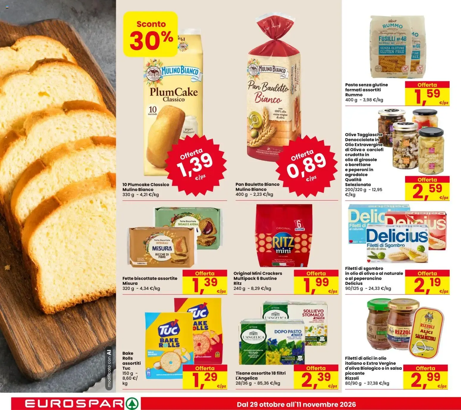 Eurospar volantino dal 29/10/2026 - online Offerte da 29 ottobre a 11 novembre di 2026 - Pagina del volantino 18