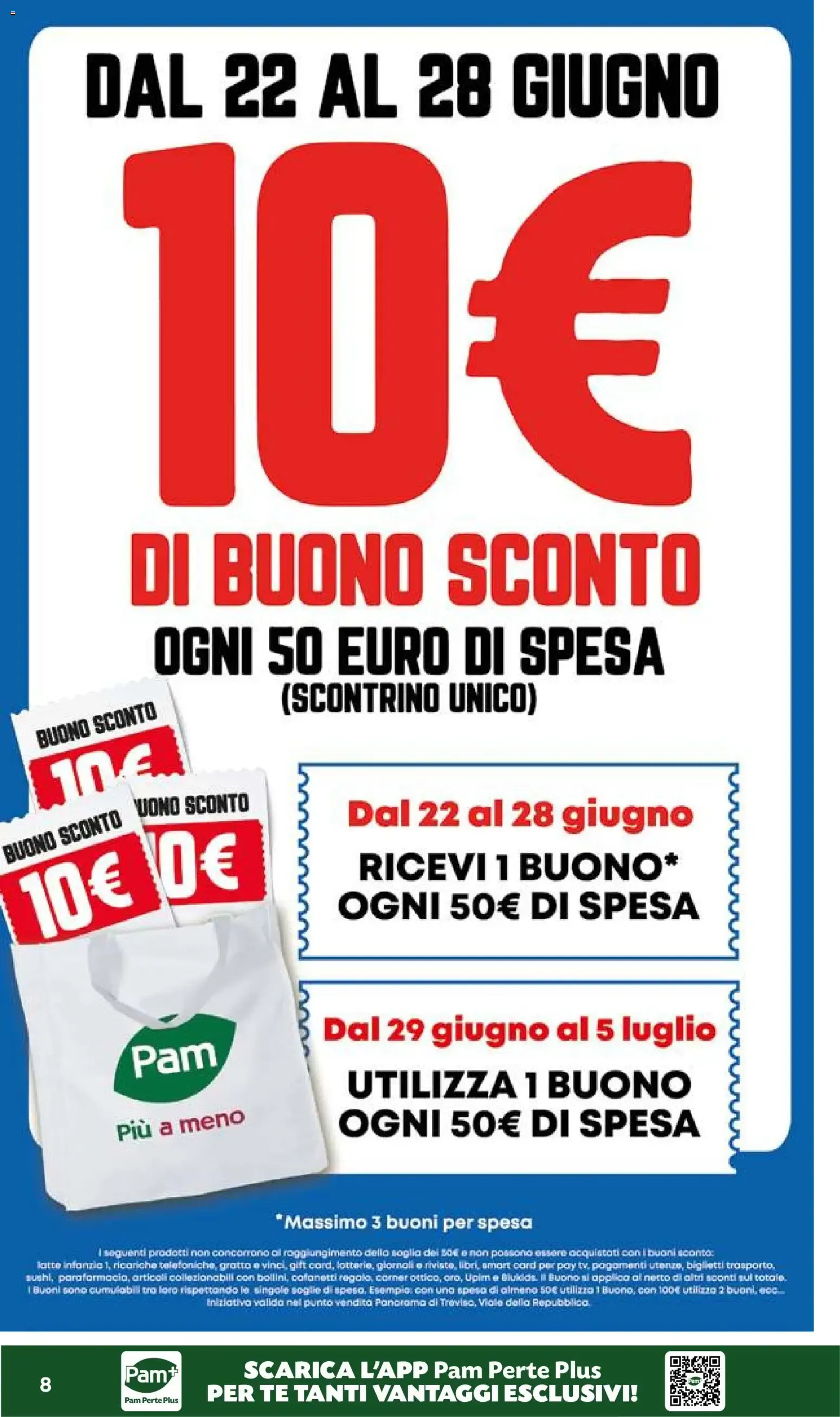 Volantino Pam Panorama: Tante Offerte a 1, 2, 3 Euro da 18 giugno a 1 luglio di 2026 - Pagina del volantino 8