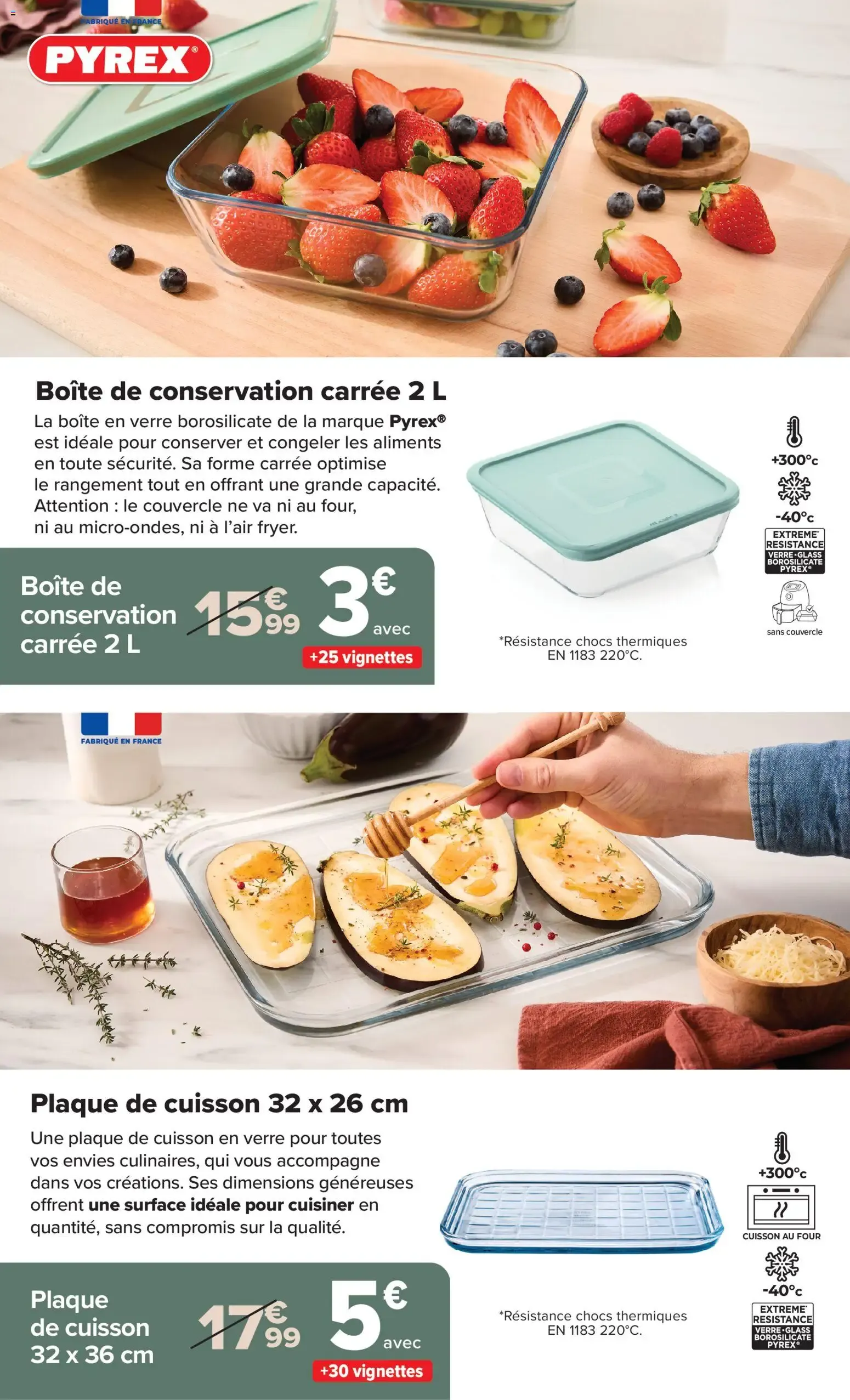 Carrefour Market Vignette pyrex à partir du 01/07/2026 - promo en ligne du 1 juillet au 6 septembre 2026 - Catalogue page 6