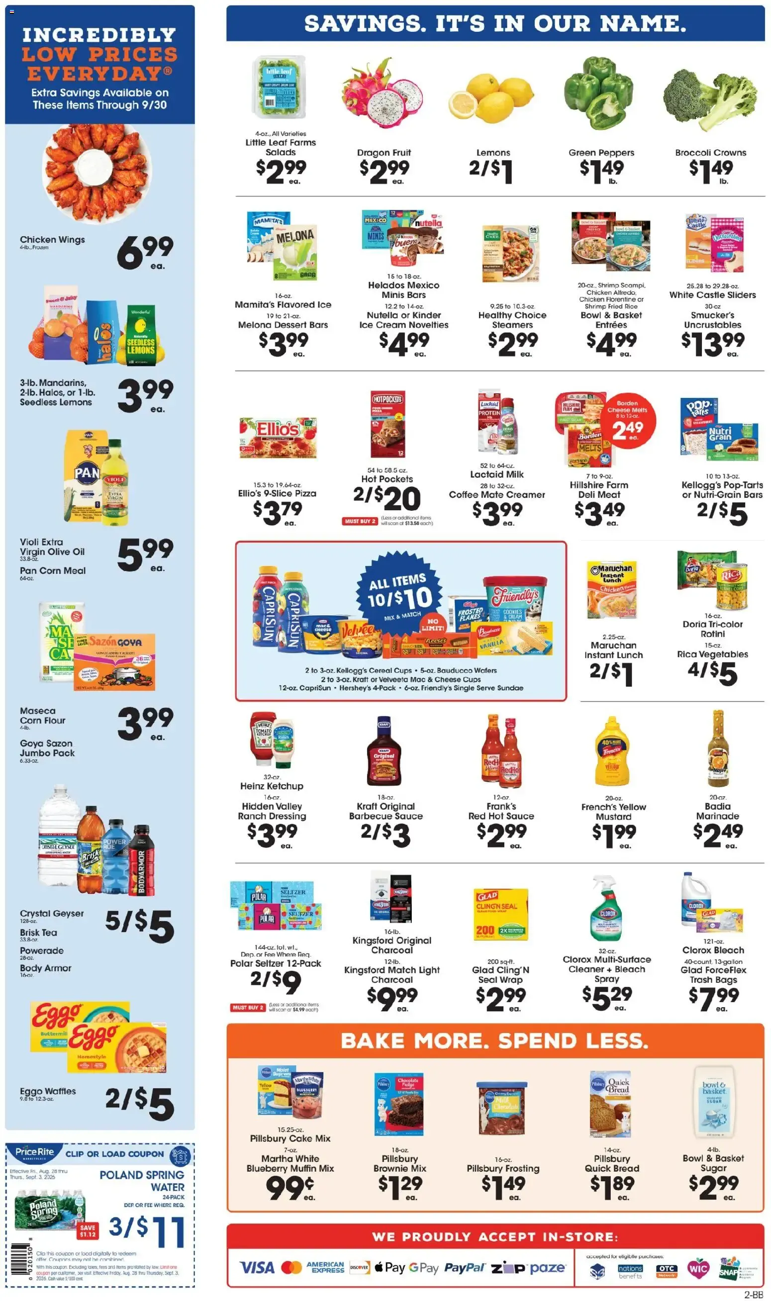 Weekly ad Price Rite: Neighborhood Favorites, Everyday Essentials. Prices That Fit Your Family. from August 28 to September 3 2026 - Page 4