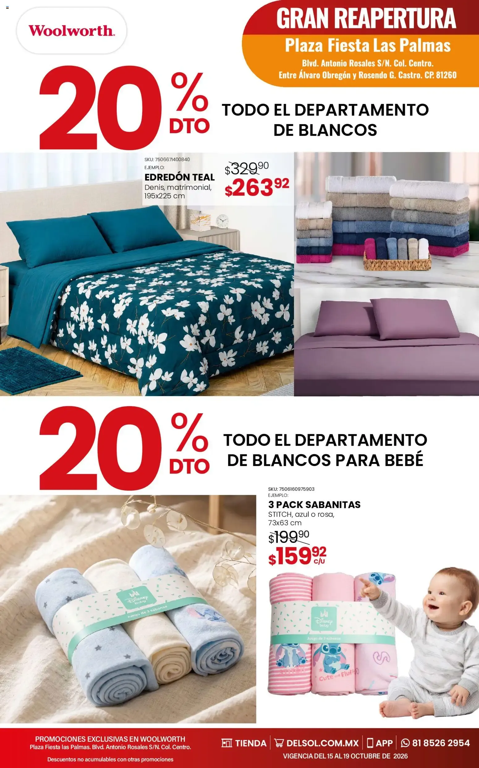 Catálogo de Gran Reapertura Woolworth Plaza Fiesta Las Palmas: 5 Días de Grandes Promociones 15 de octubre al 19 de octubre 2026 - Pagina 13