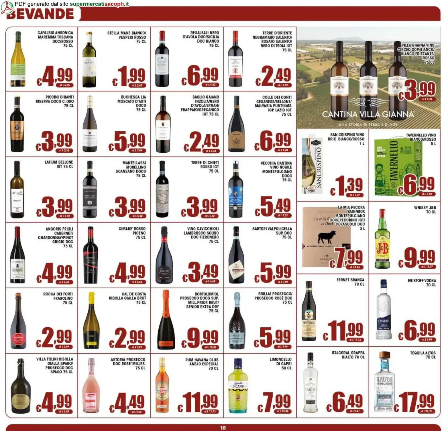 Sacoph volantino dal 12/08/2026 - online Offerte da 12 agosto a 20 agosto di 2026 - Pagina del volantino 18