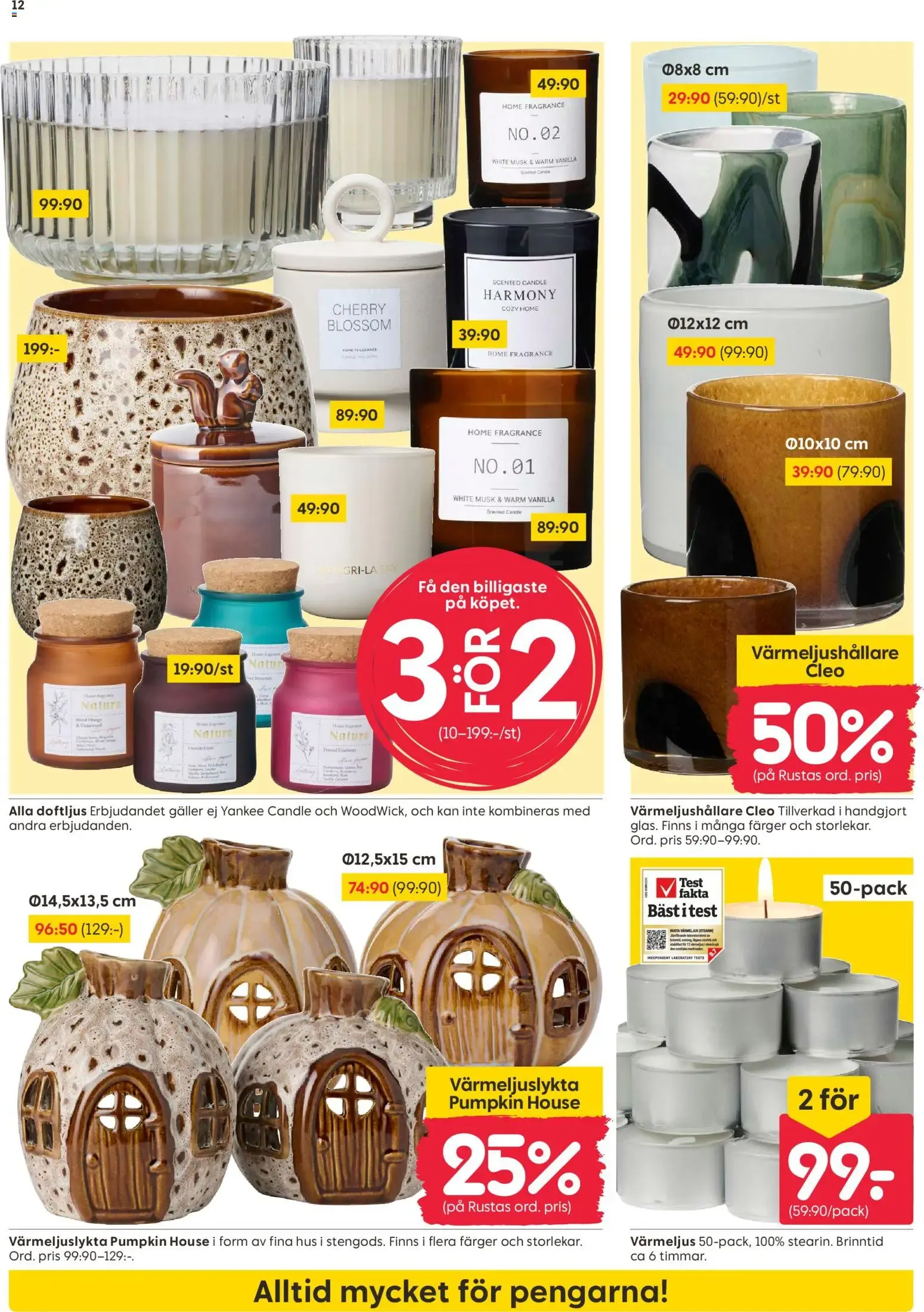 Rusta erbjudanden från 21/09/2026 - 27/09/2026 > Reklamblad nuvarande rabatter från 21 september till 27 september 2026 - Reklamblad sidor 12