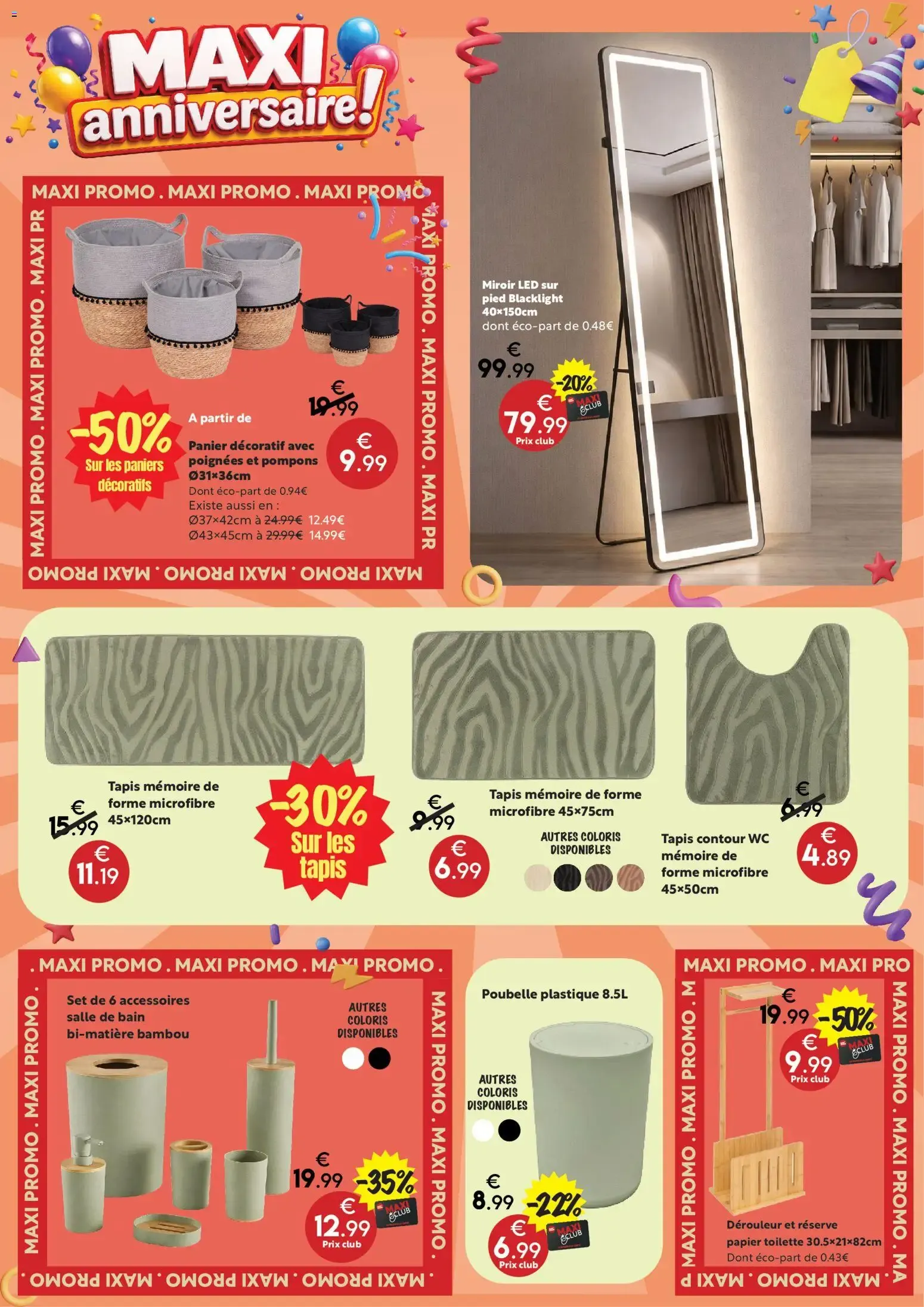 Maxi Bazar - Brochure anniversaire à partir du 02/09/2026 - promo en ligne du 2 septembre au 27 septembre 2026 - Catalogue page 16