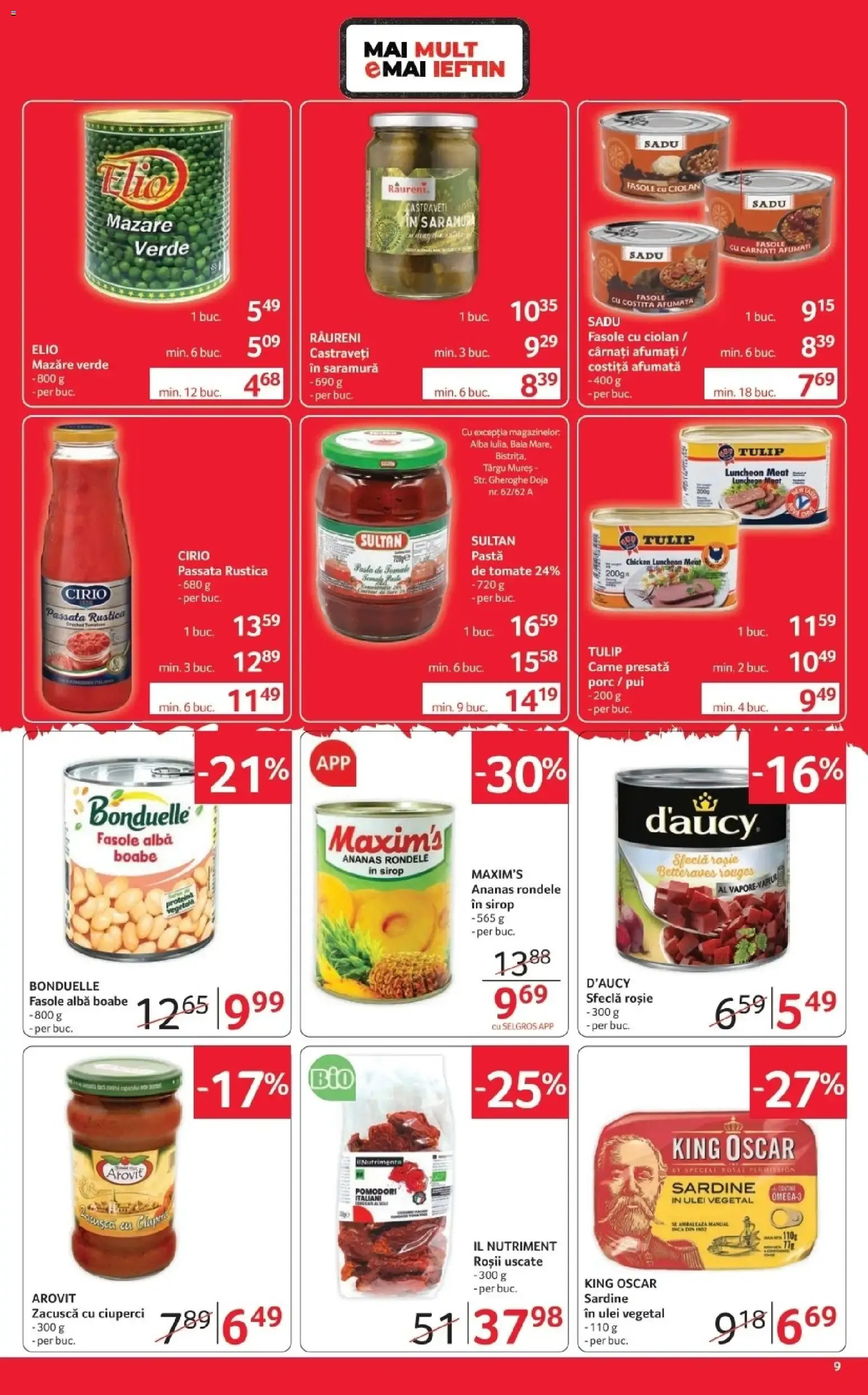 Catalog MAI MULT E MAI IEFTIN la MII DE PRODUSE de la 16 octombrie până la 29 octombrie 2026 - Revista Pagina 8