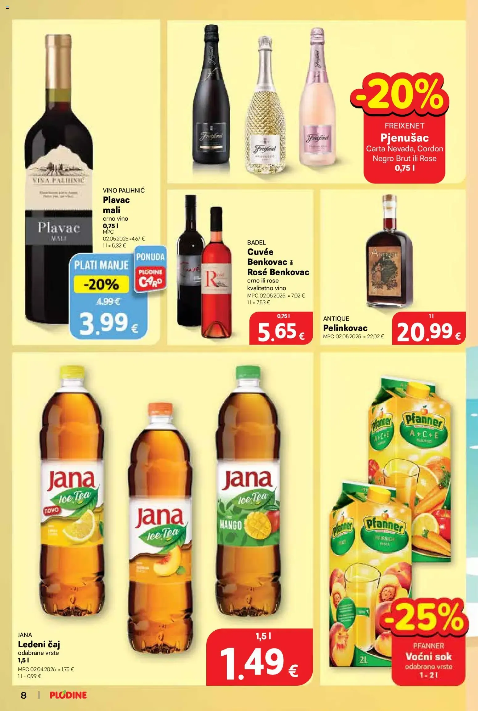 Katalog Plodine - Uvijek od akcije od 15. srpnja do 21. srpnja 2026. - Pregled Stranica 8