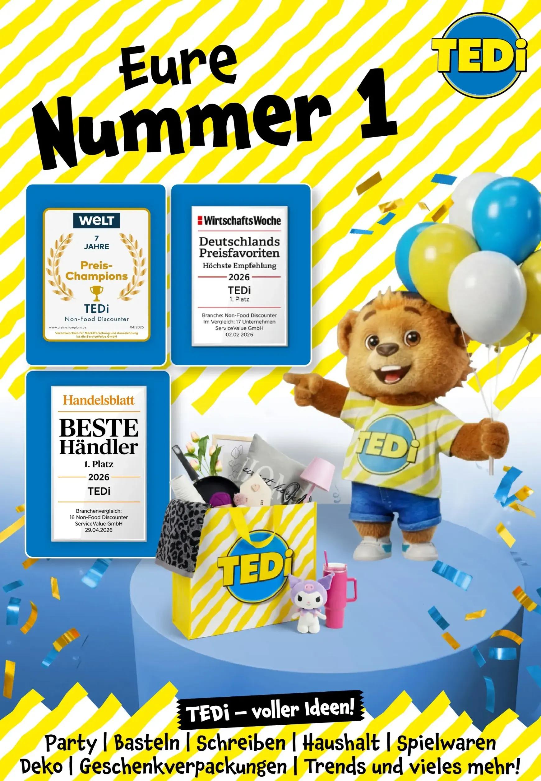 TEDi - Neueröffnung in Mainz Prospekt nächste Woche – von Mittwoch 12.08.2026 bis Mittwoch 19.08.2026 von 12. August bis 19. August 2026 - Prospekt seite 17