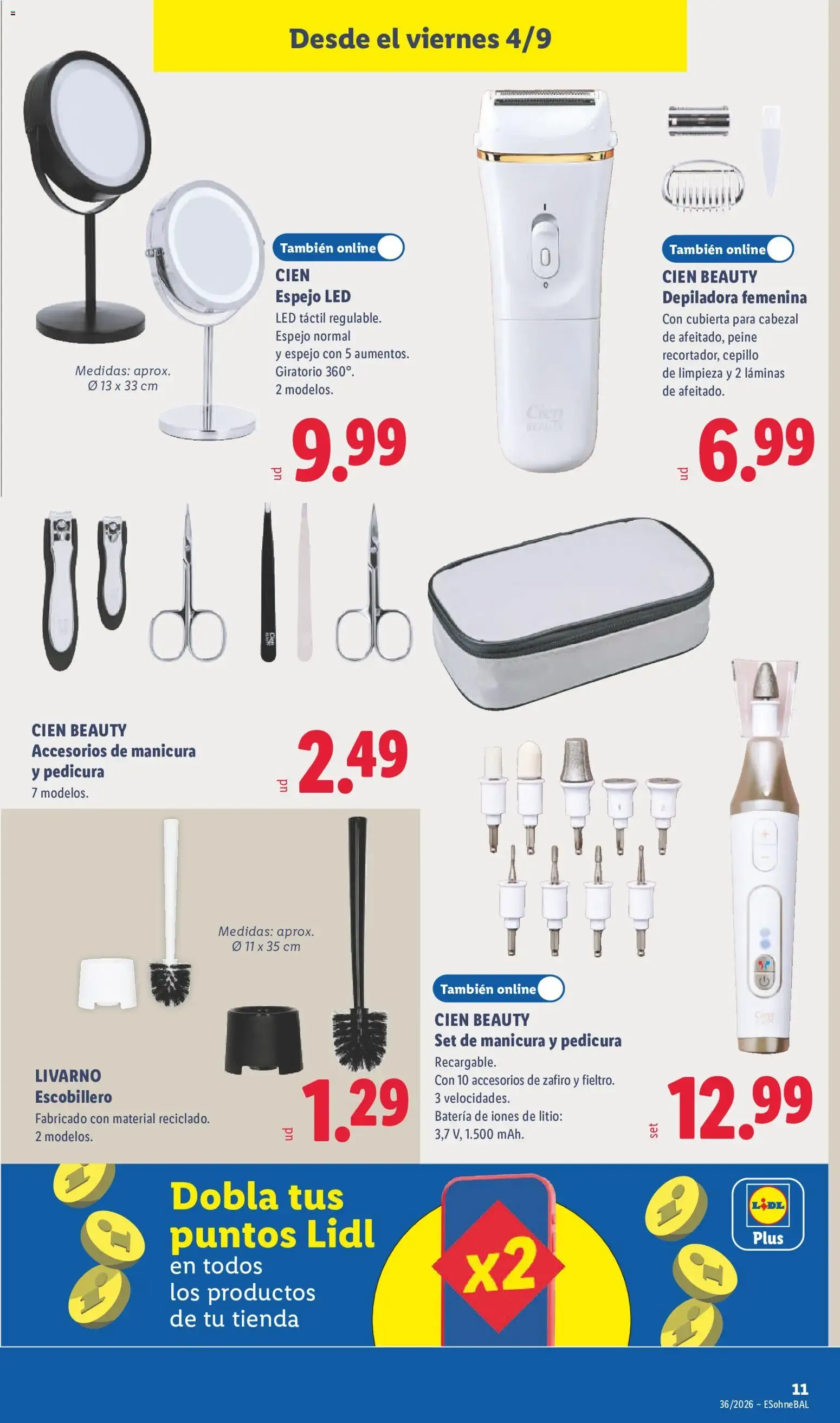 Catálogo de Lidl folleto de bazar del 31/08 | Ofertas 31 de agosto al 6 de septiembre 2026 - Página 21