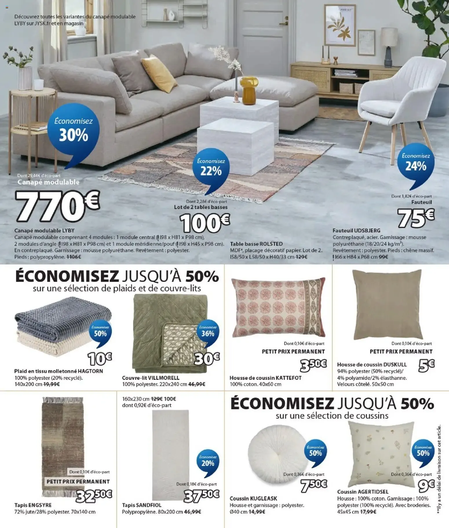 Jysk catalogue à partir du 22/07/2026 - promo en ligne du 22 juillet au 31 août 2026 - Catalogue page 7