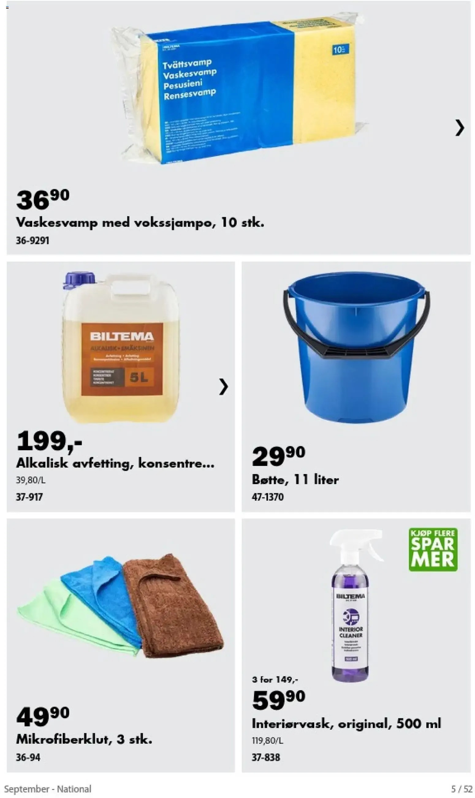 Biltema fra 1. september til 30. september 2026 - kundeavisside 5