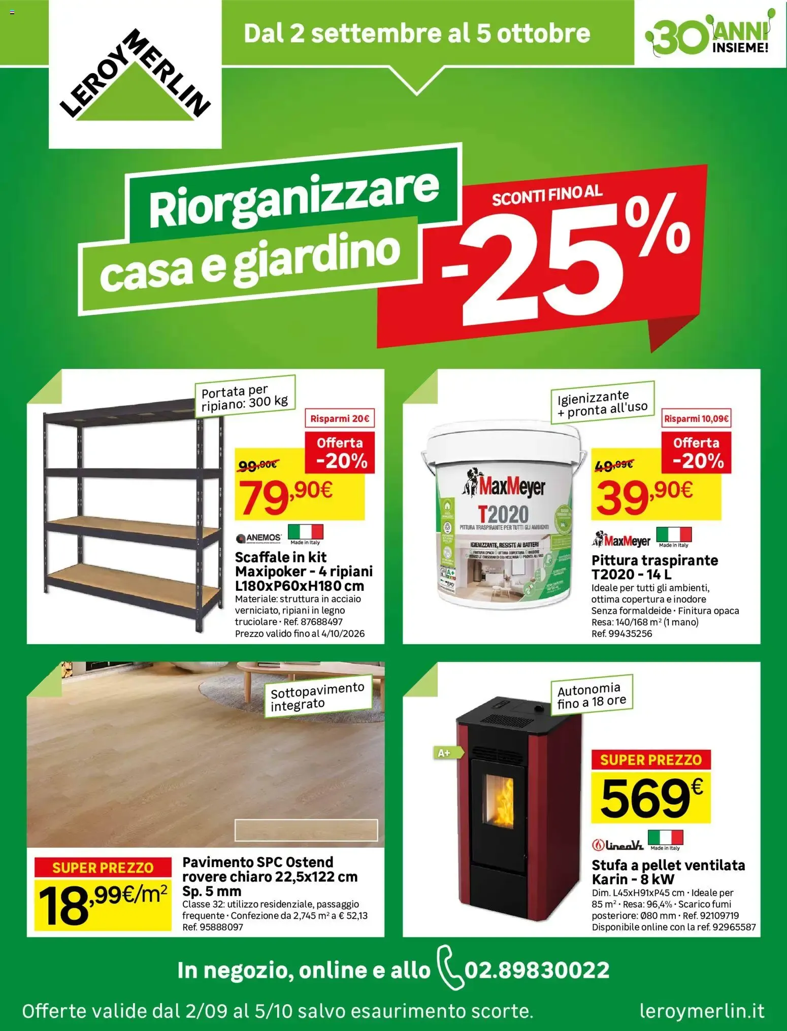 Leroy Merlin: Riorganizzare casa e giardino