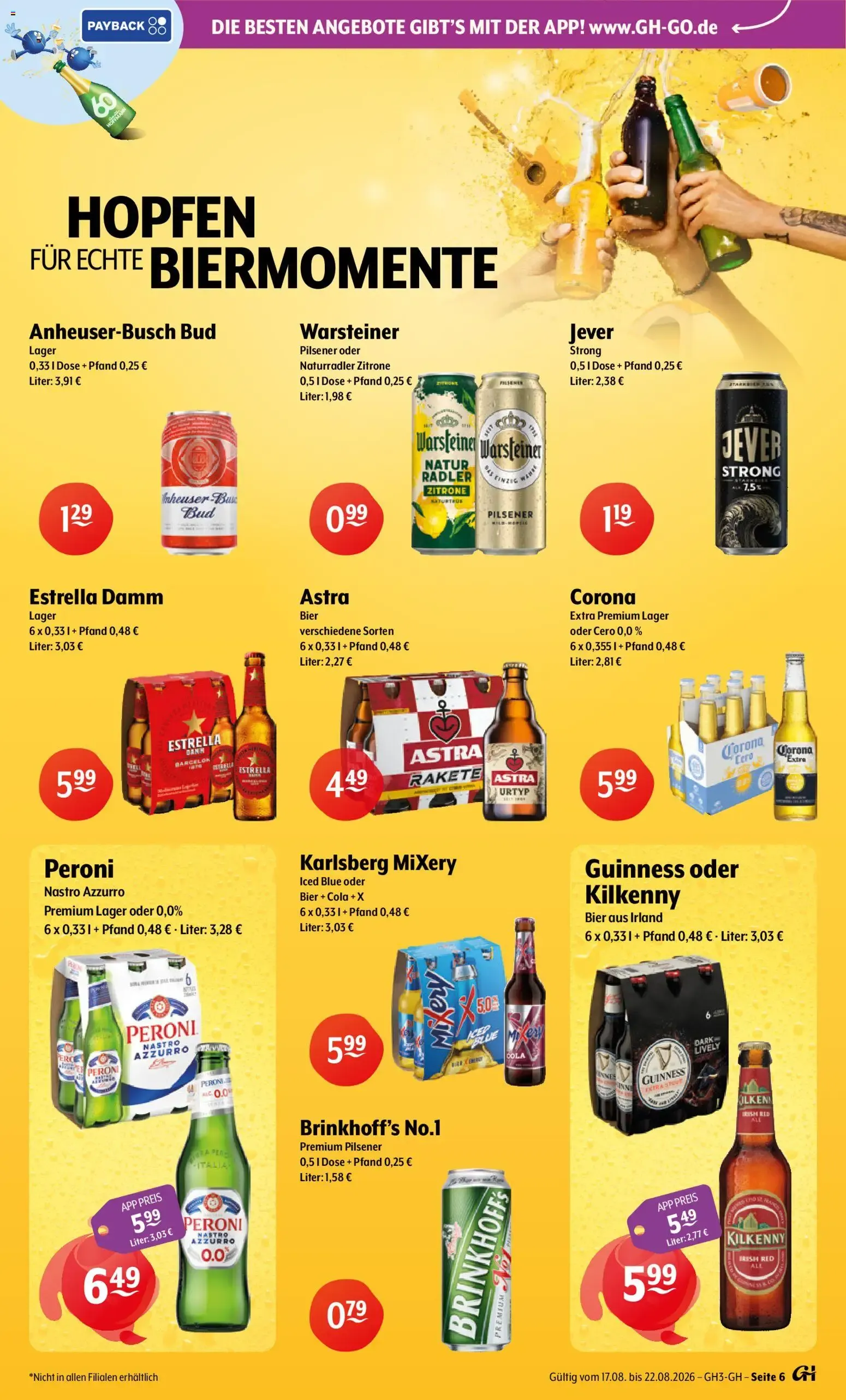 Trink & Spare Jubiläumsdeals von 17. August bis 22. August 2026 - Prospekt seite 6