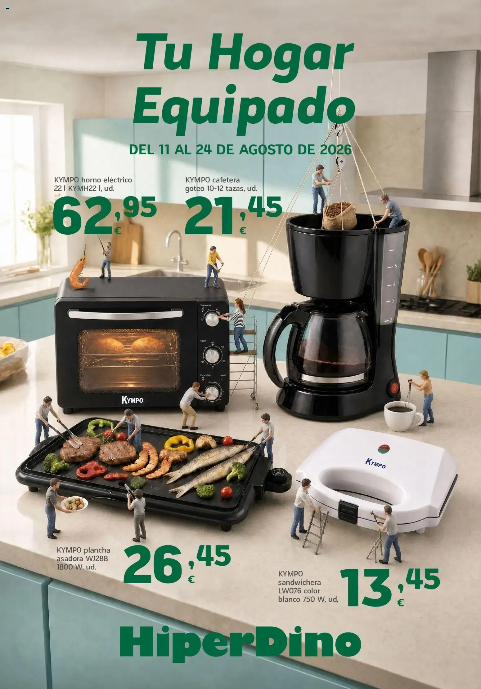 Catálogo de HiperDino Tu Hogar Equipado del 11/08/2026 (catálogo) 11 de agosto al 24 de agosto 2026 - Página 1