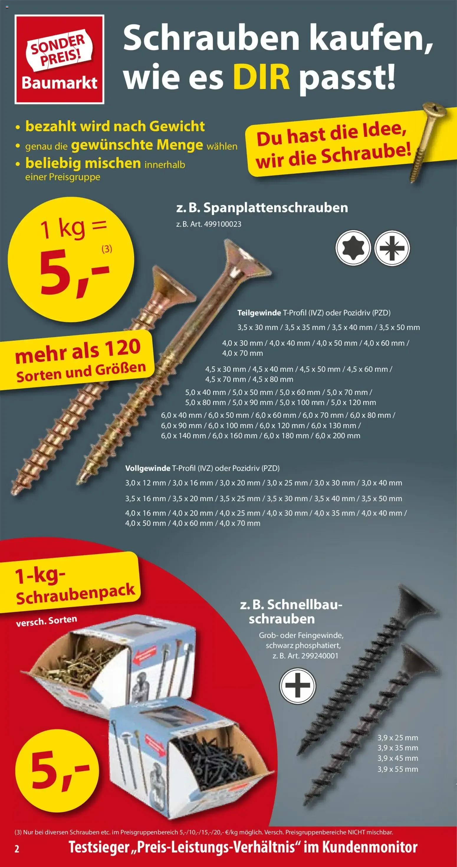 Sonderpreis Baumarkt Prospekt (ab 18.07.2026) zum Blättern von 18. Juli bis 24. Juli 2026 - Prospekt seite 2